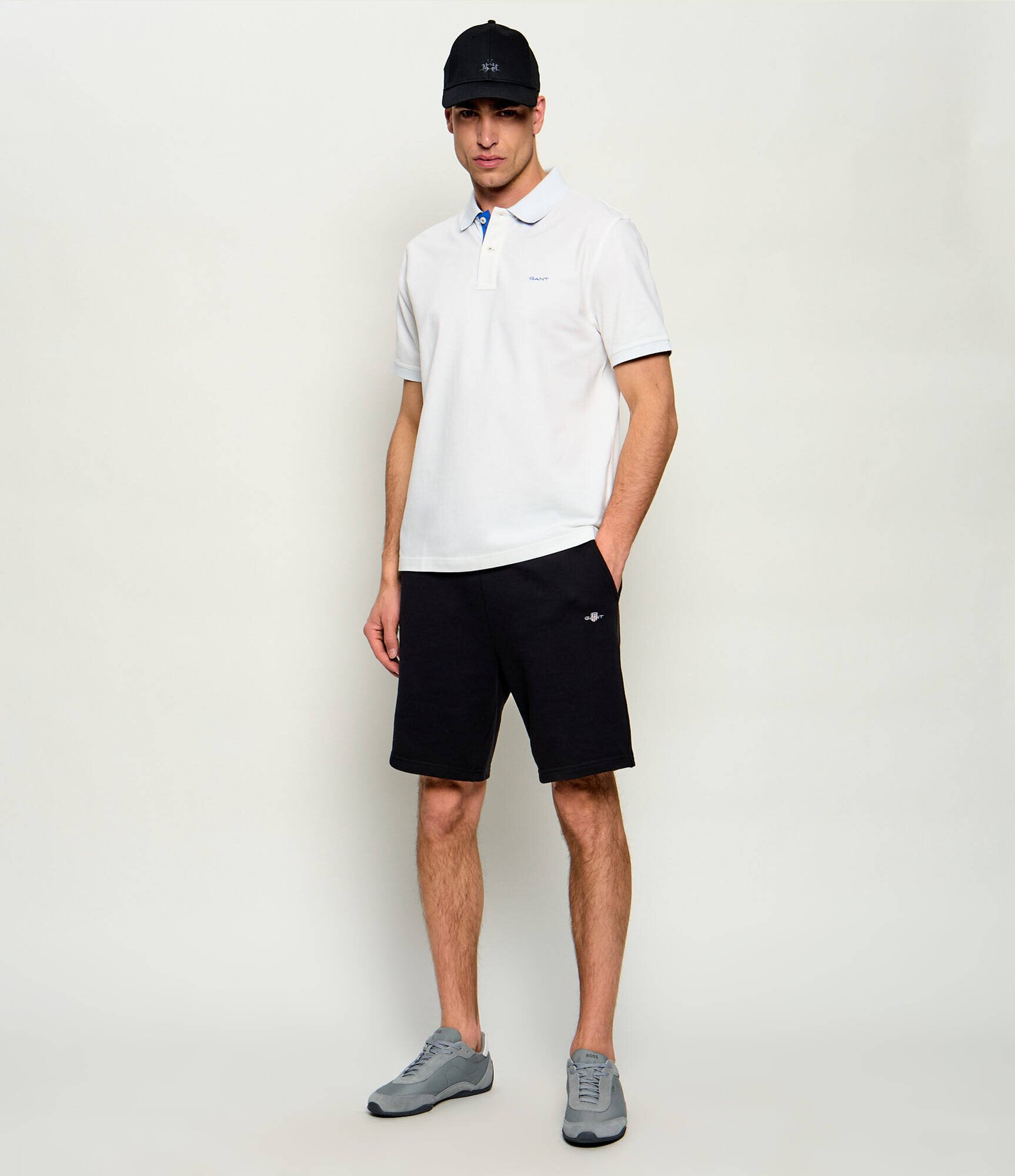BOSS Black Sneakers Jaylen_Lowp_sdnylt | piele întoarsă