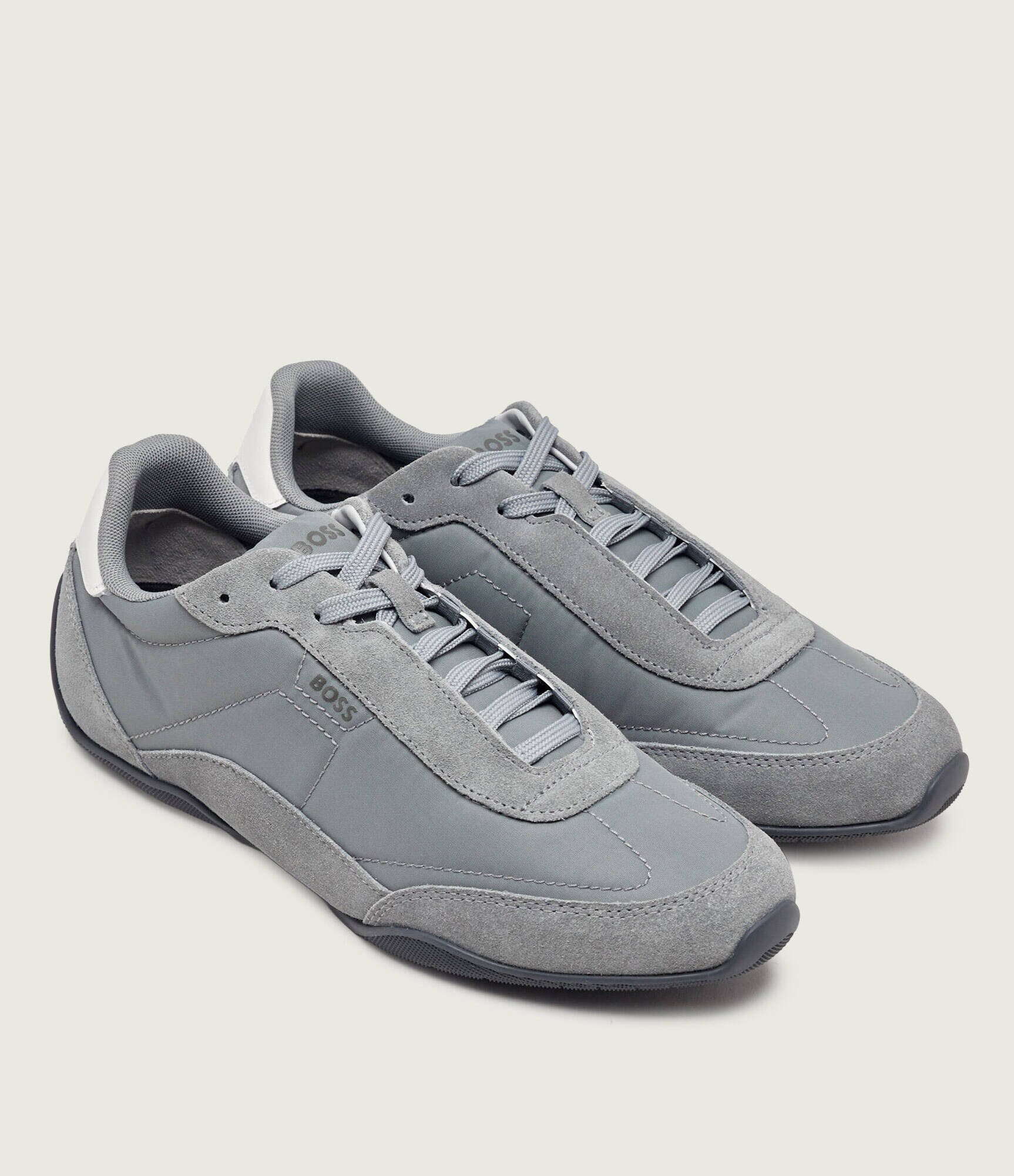 BOSS Black Sneakers Jaylen_Lowp_sdnylt | piele întoarsă