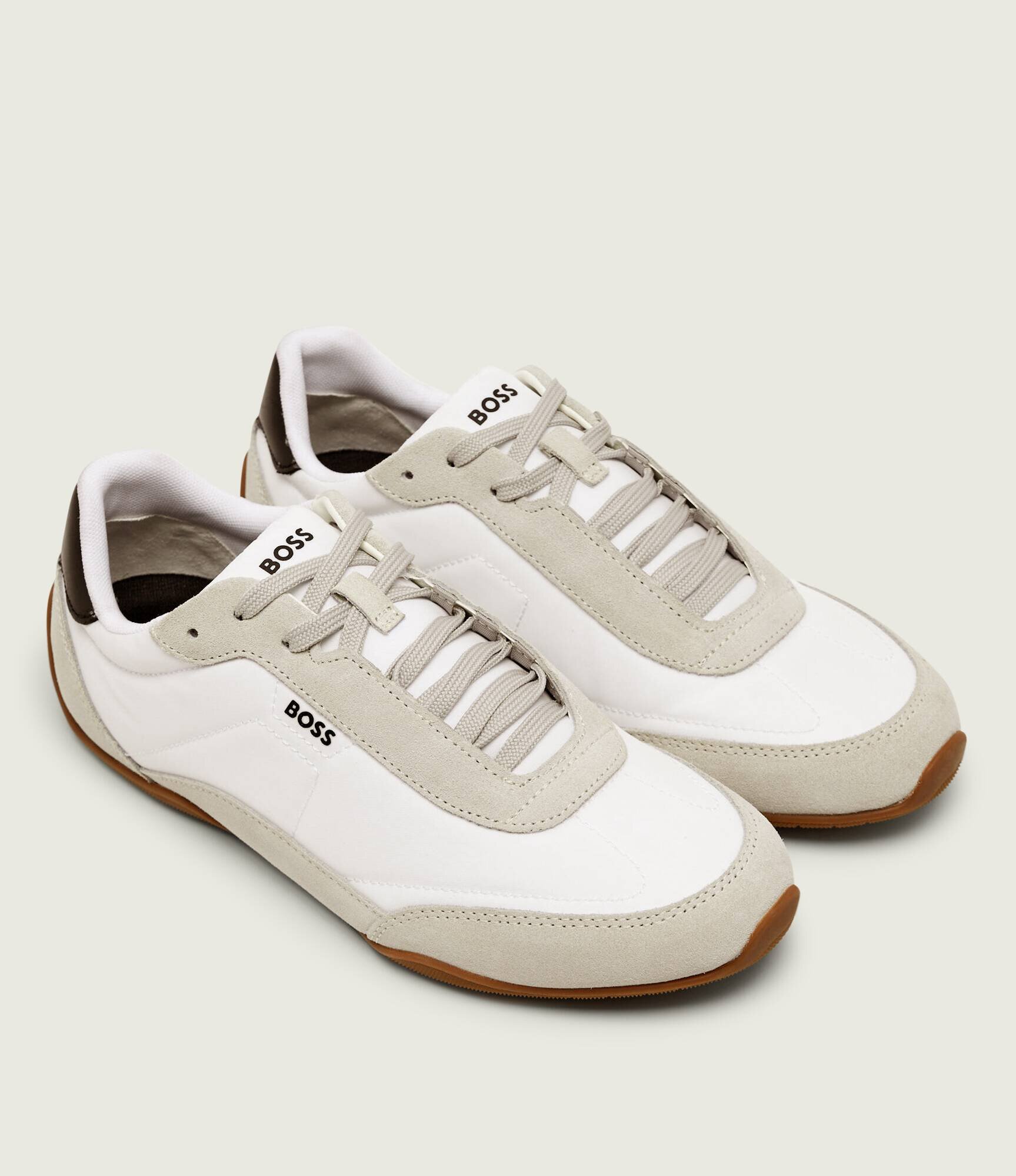 BOSS Black Sneakers Jaylen_Lowp_sdnylt | piele întoarsă