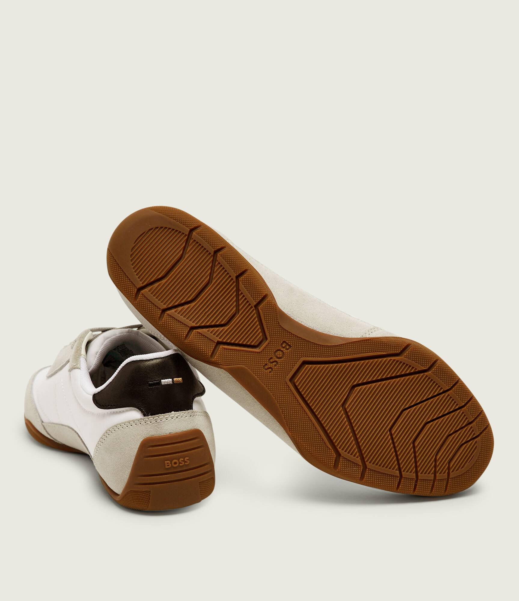 BOSS Black Sneakers Jaylen_Lowp_sdnylt | piele întoarsă