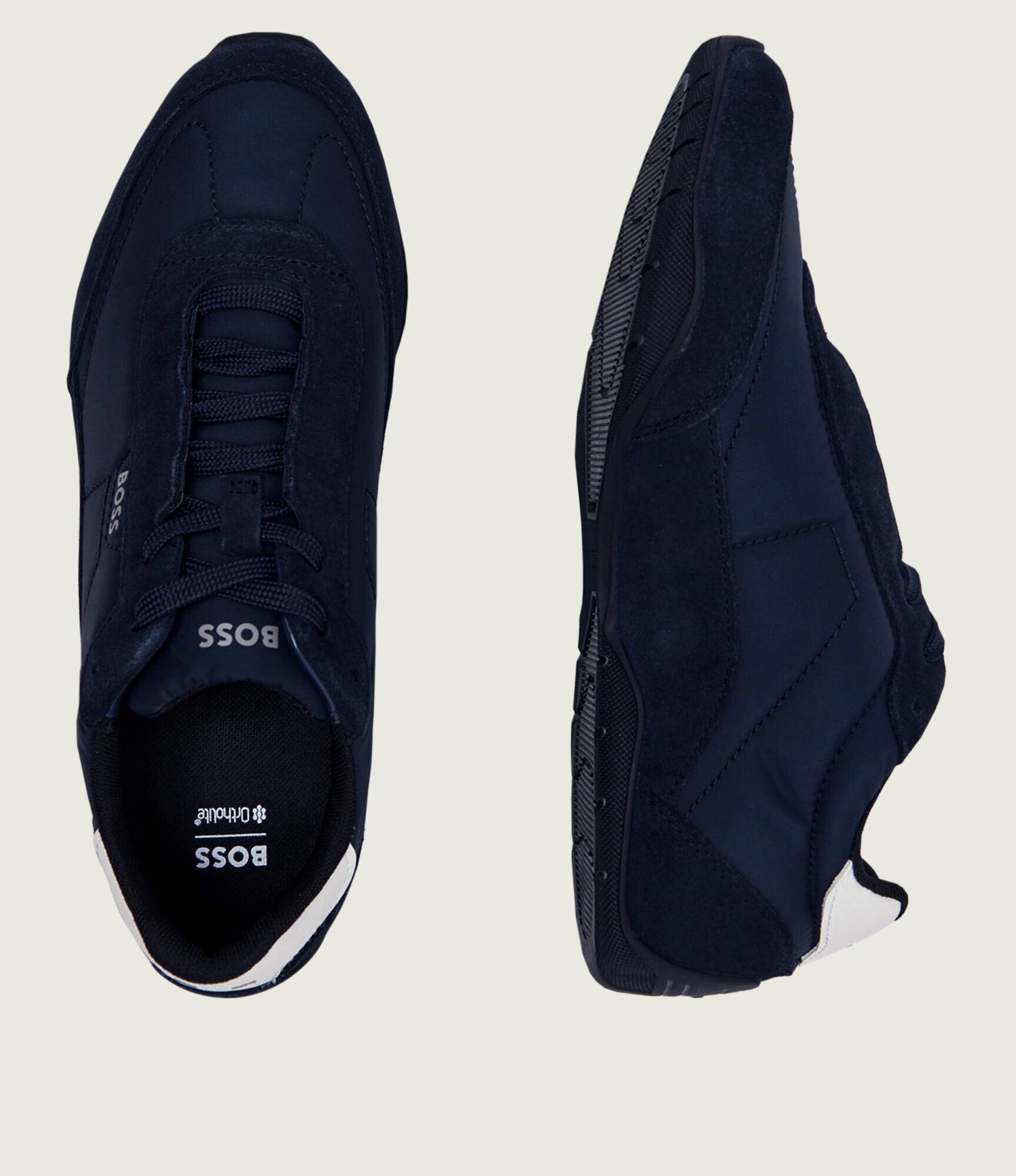 BOSS Black Sneakers Jaylen_Lowp_sdnylt | piele întoarsă