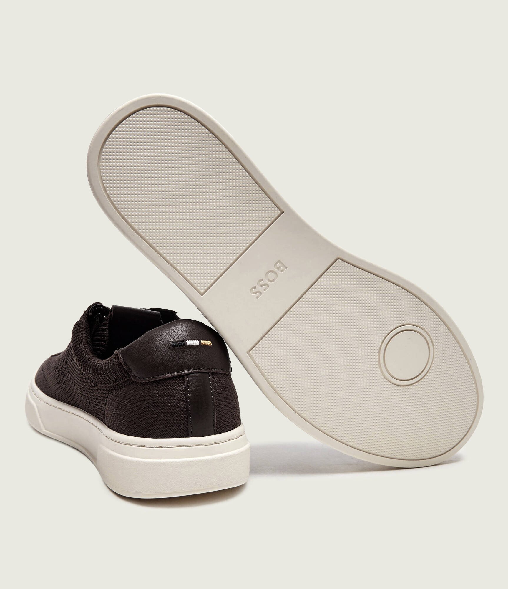 BOSS Black Sneakers Kieran_Tenn_knal cu adaos de piele