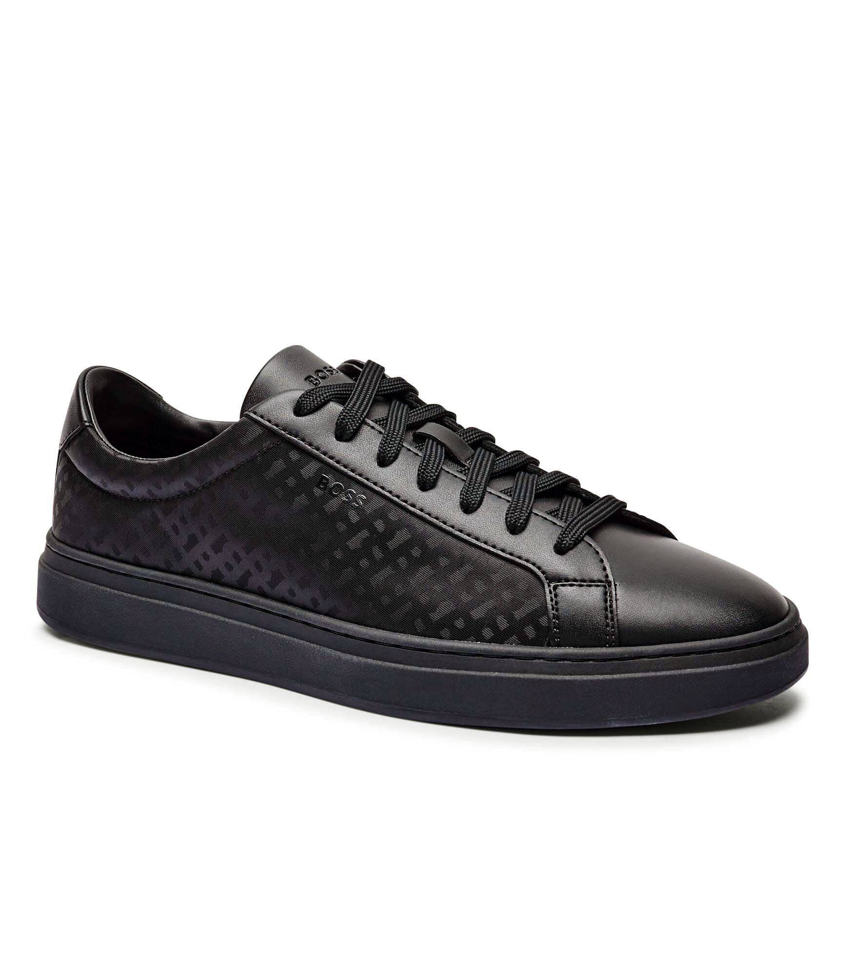 BOSS Black Sneakers Kieran_Tenn_nymn cu adaos de piele
