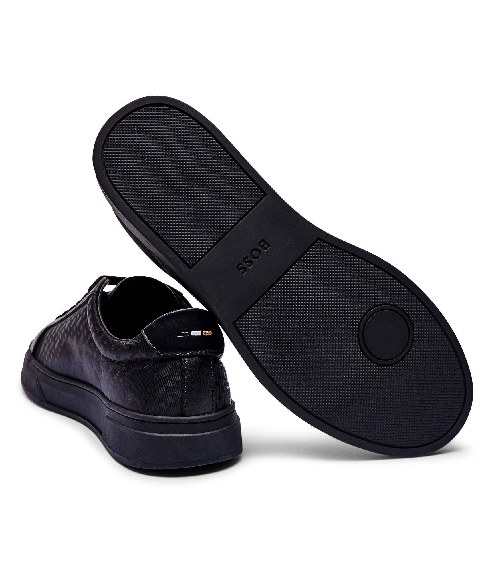 BOSS Black Sneakers Kieran_Tenn_nymn cu adaos de piele