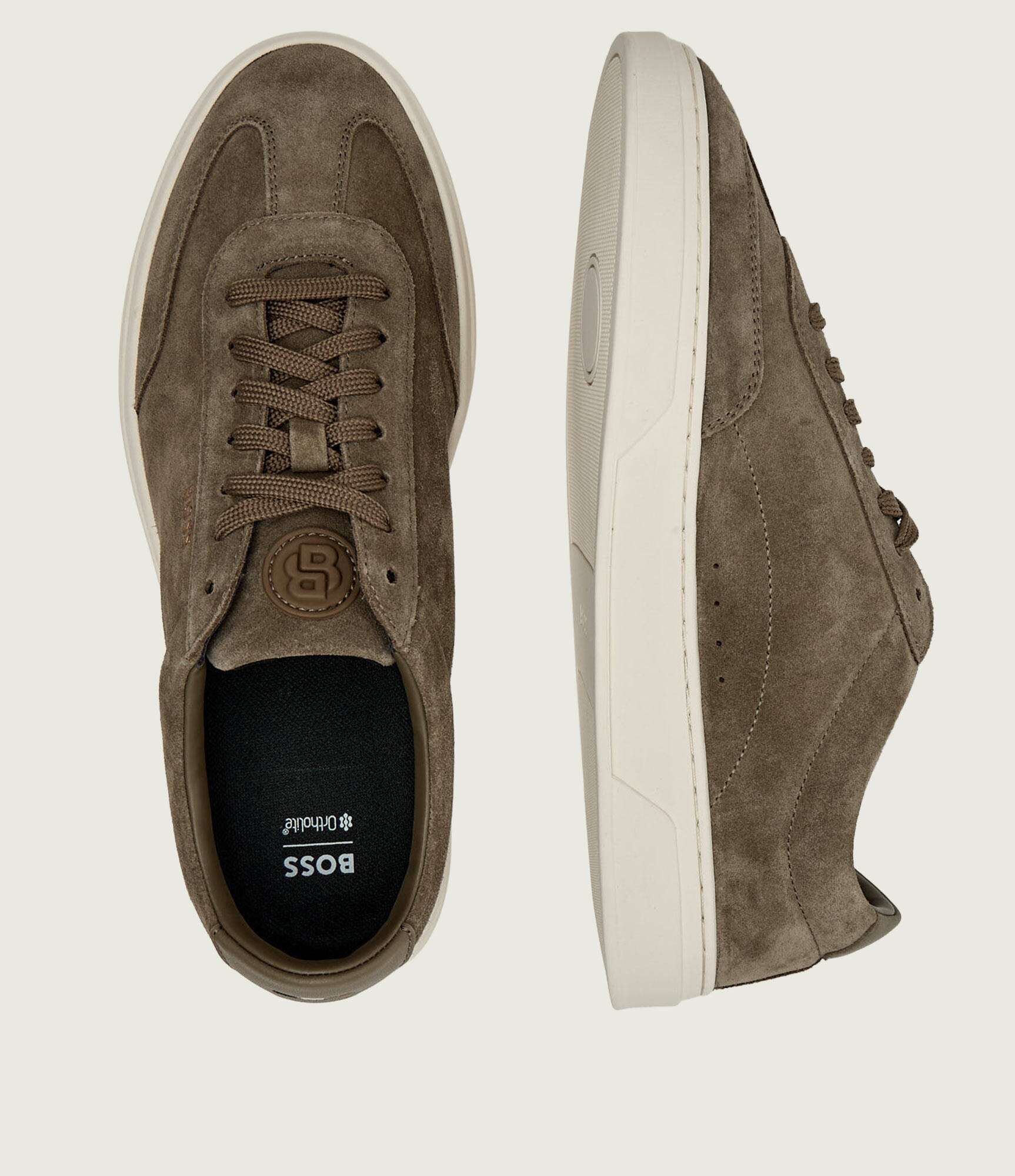 BOSS Black Sneakers Kieran_Tenn_sdoBB | piele întoarsă