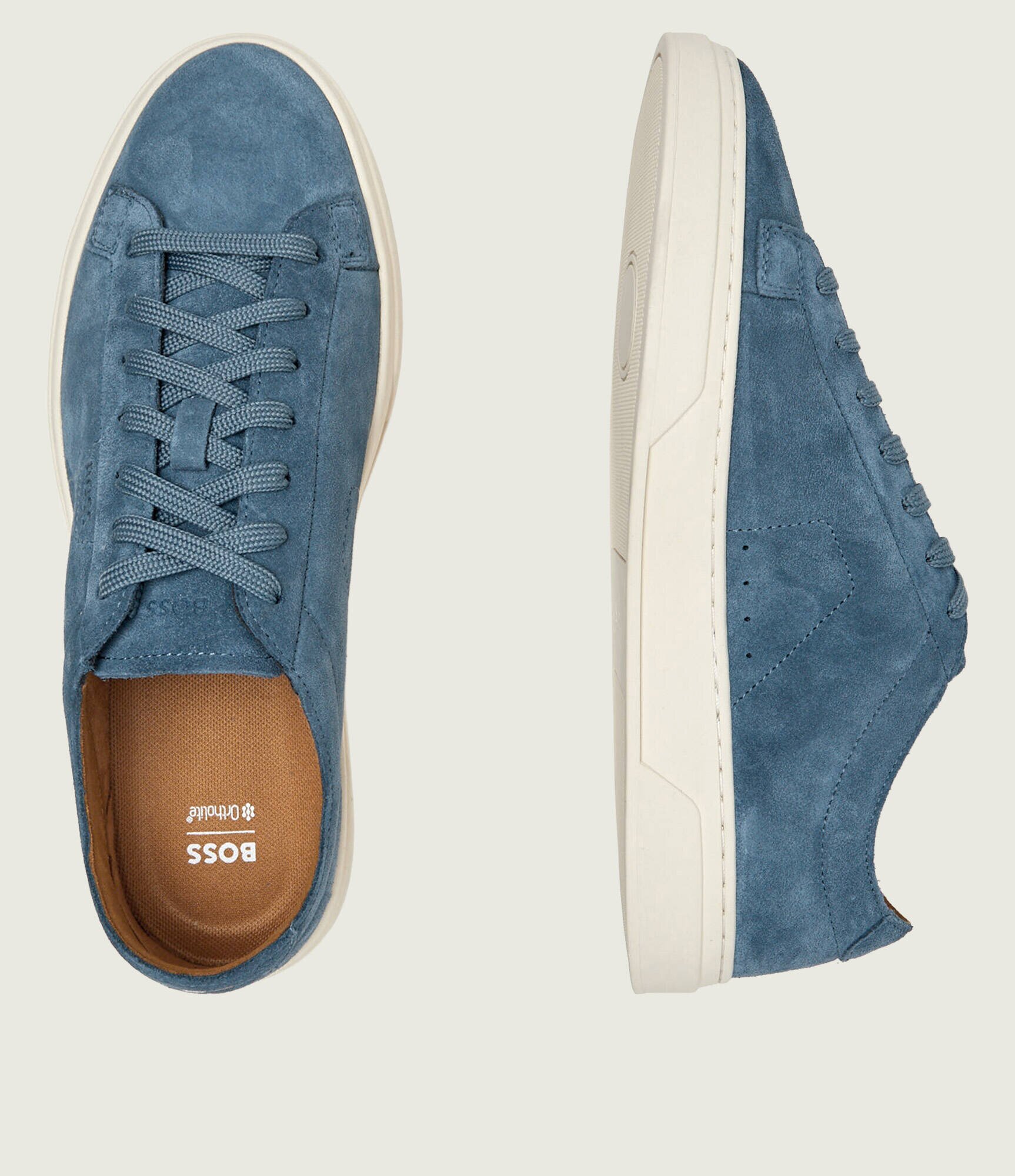 BOSS Black Sneakers Kieran_Tenn_wcsd | piele întoarsă