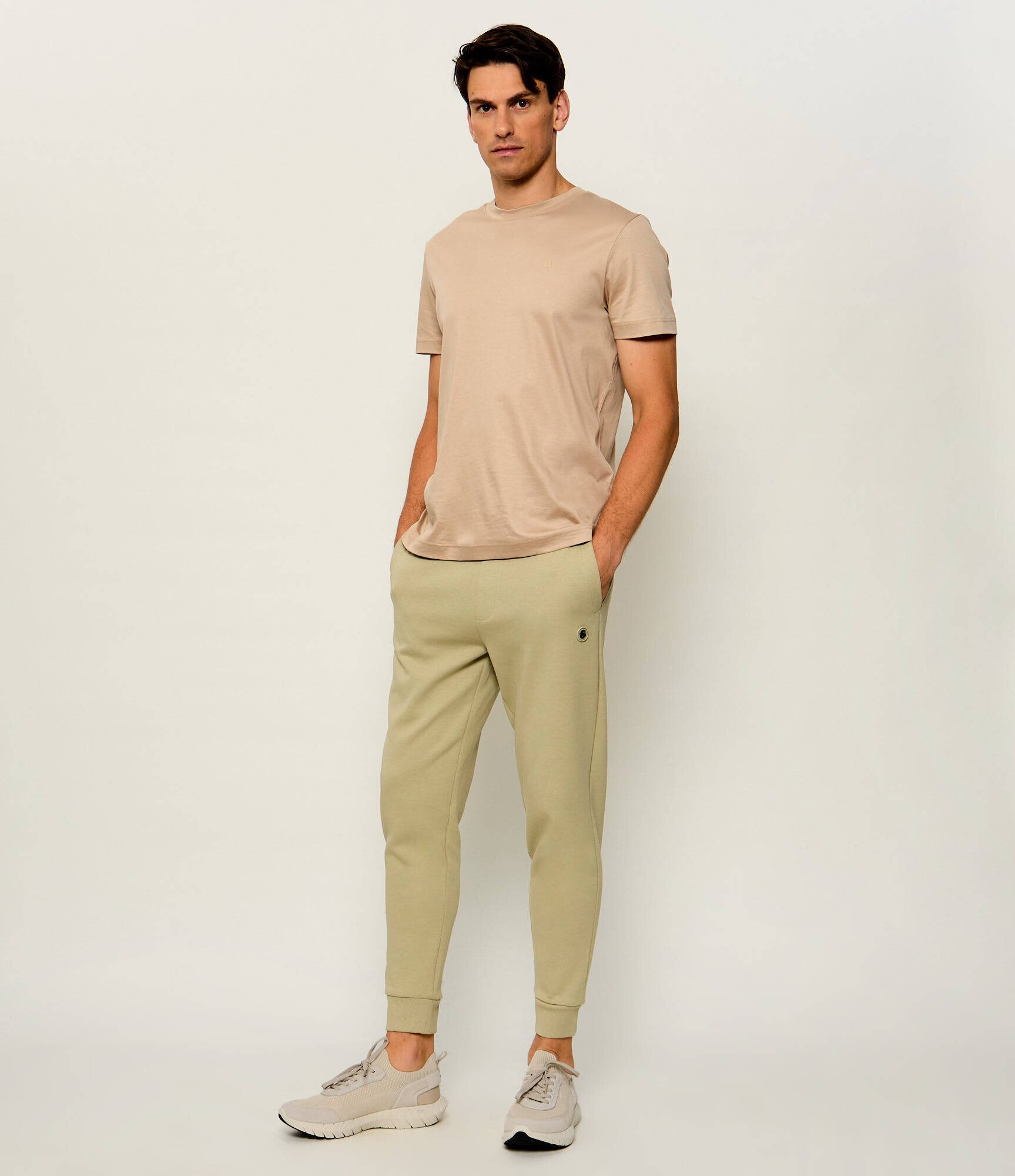 BOSS Black Sneakers Motion_Slon_bkn | piele întoarsă