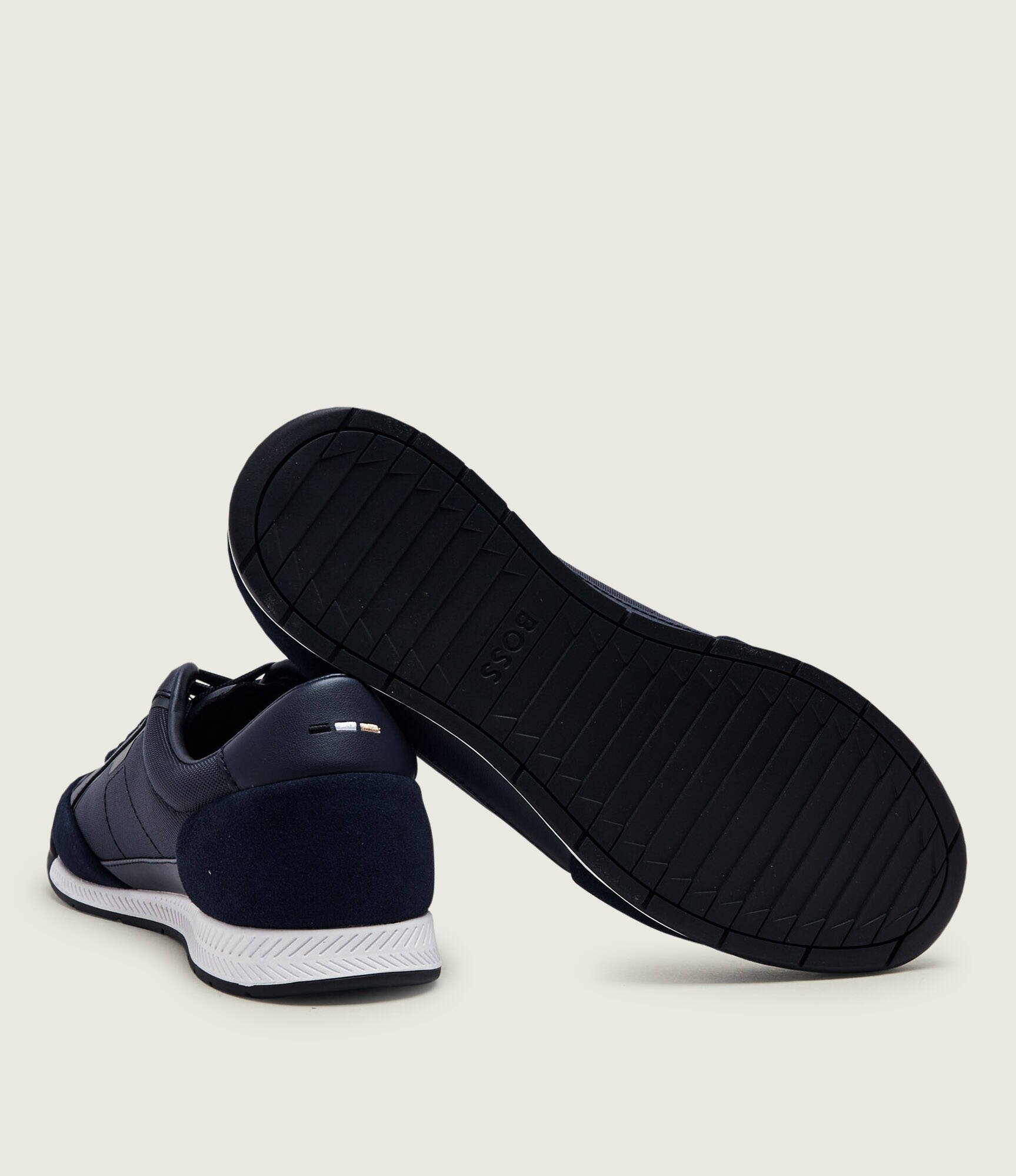 BOSS Black Sneakers Nitan_Lowp_sdbnyp | piele întoarsă
