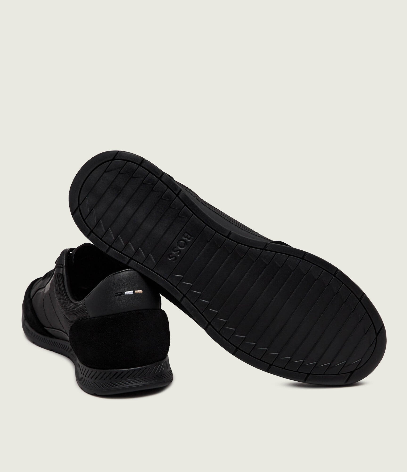 BOSS Black Sneakers Nitan_Lowp_sdbnyp | piele întoarsă