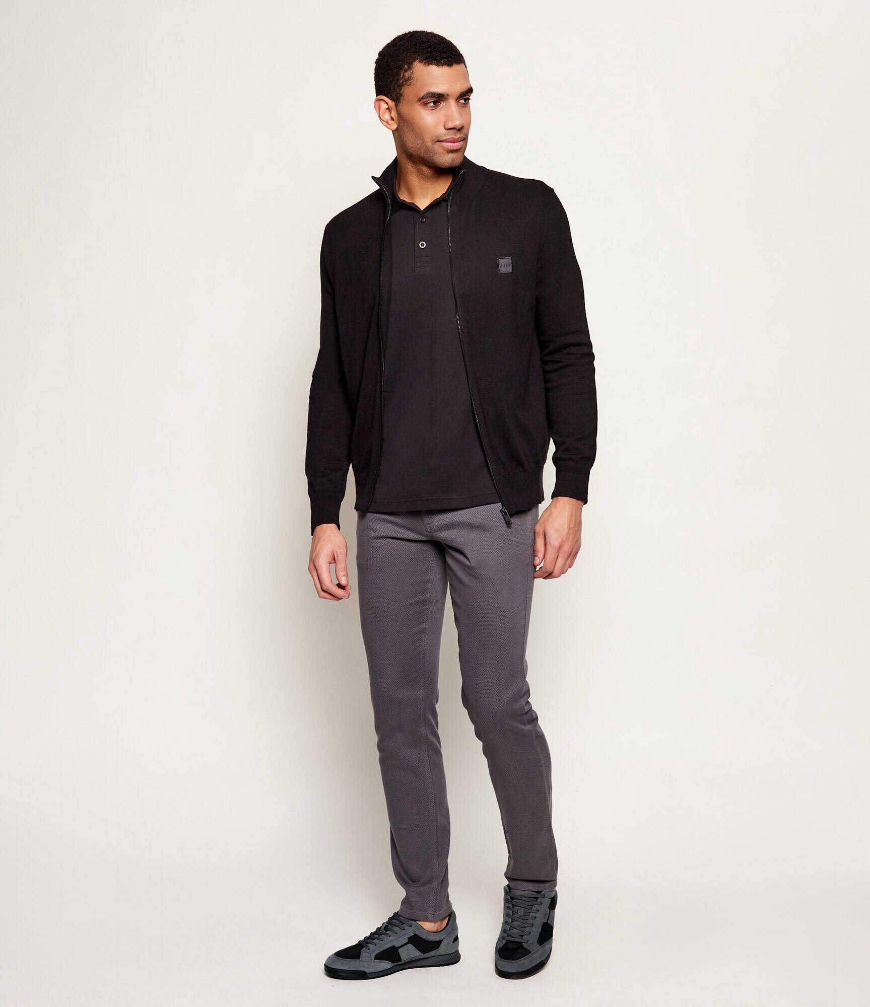 BOSS Black Sneakers Nitan_Lowp_sdpny | piele întoarsă