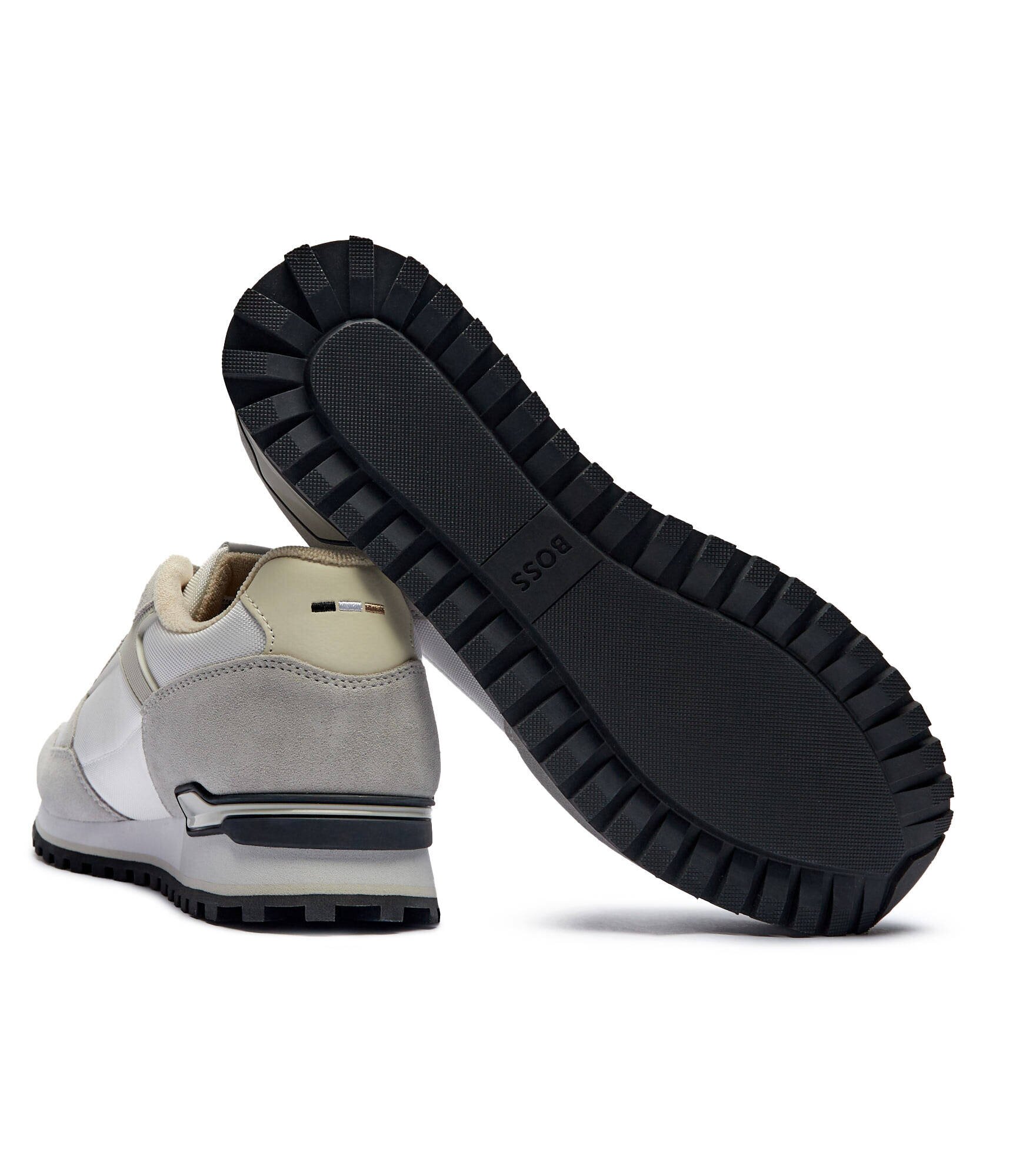 BOSS Black Sneakers Parkour-L_Runn_sdnyt cu adaos de piele