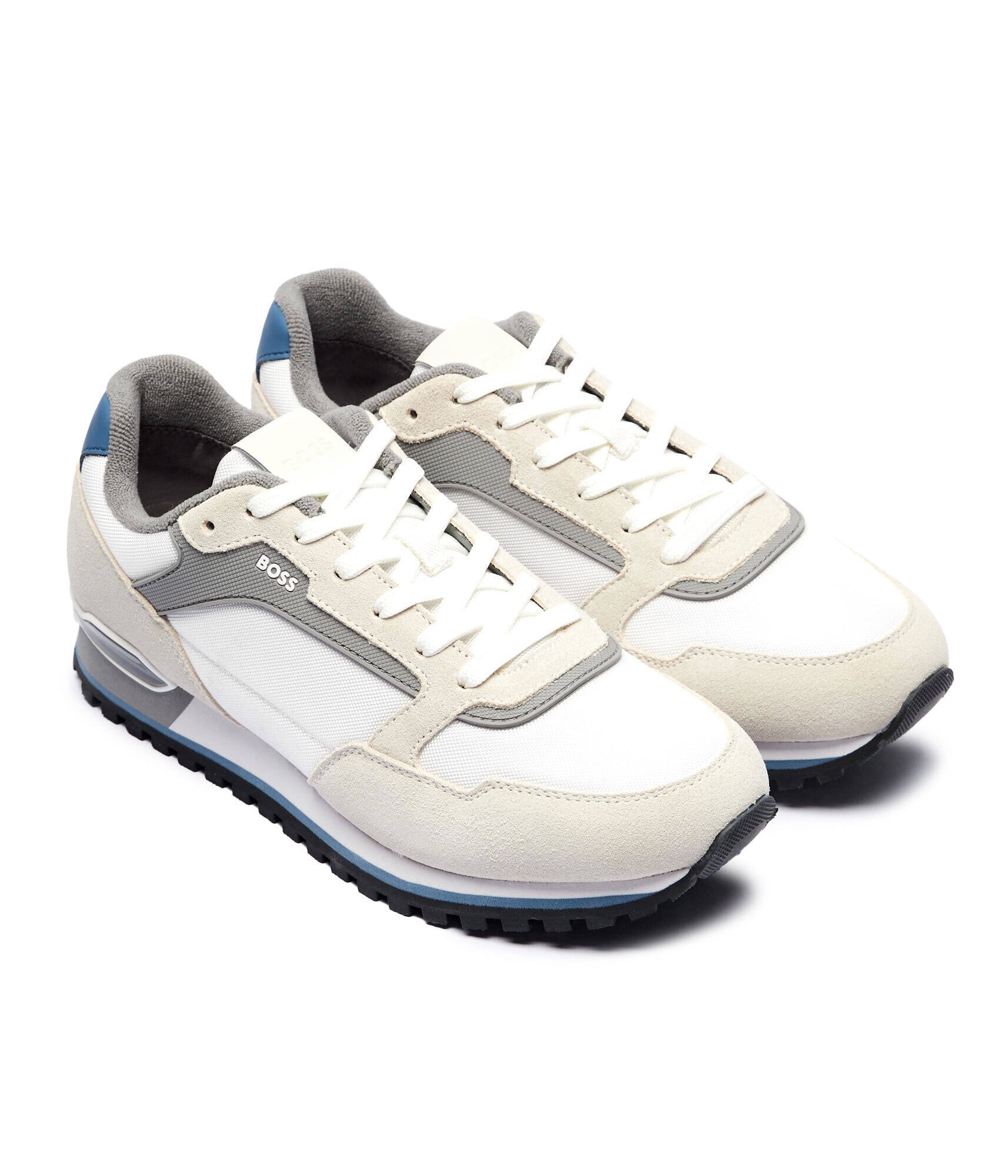 BOSS Black Sneakers Parkour-L_Runn_sdnyt cu adaos de piele