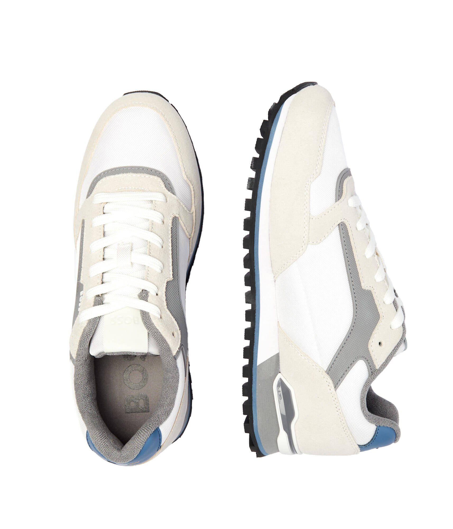 BOSS Black Sneakers Parkour-L_Runn_sdnyt cu adaos de piele