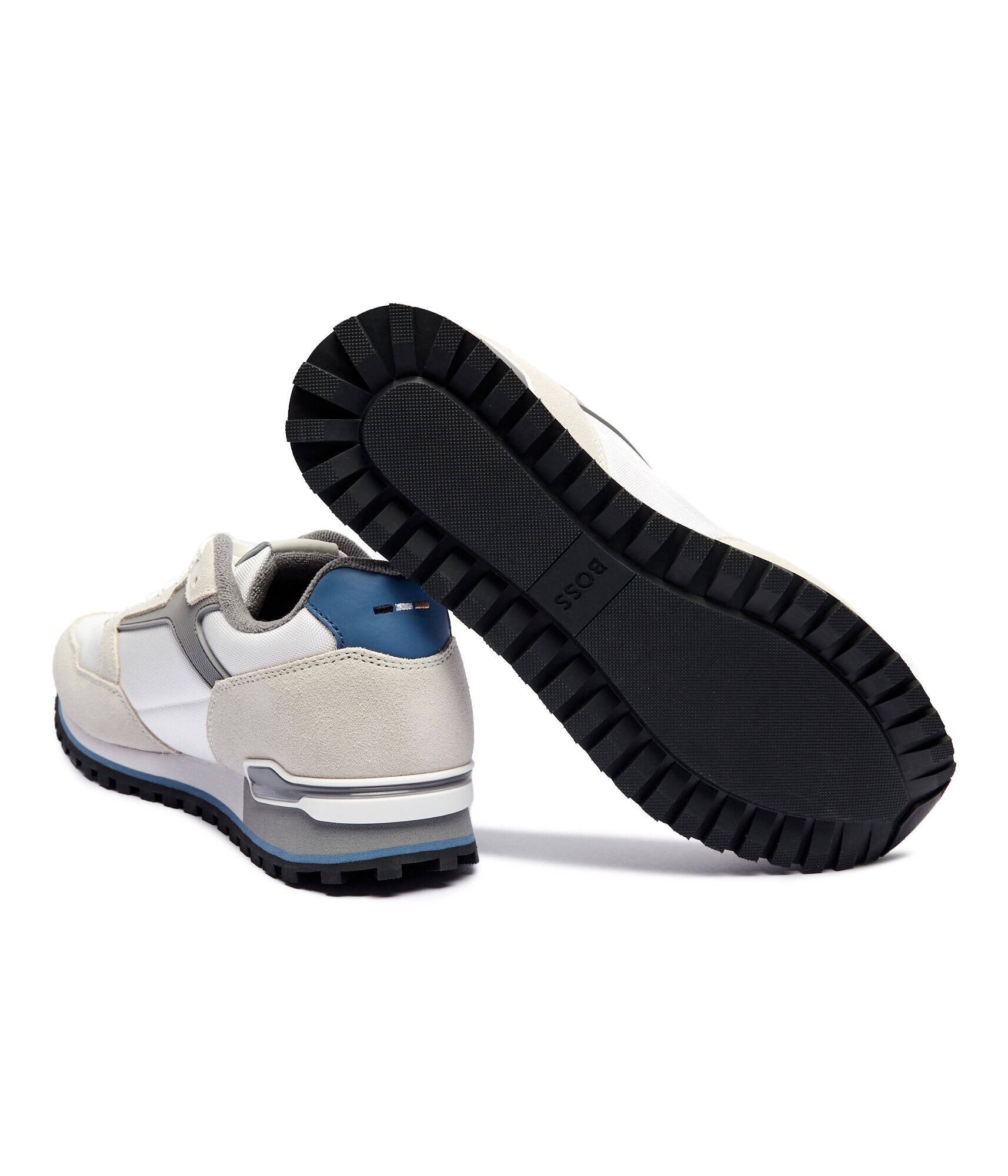 BOSS Black Sneakers Parkour-L_Runn_sdnyt cu adaos de piele