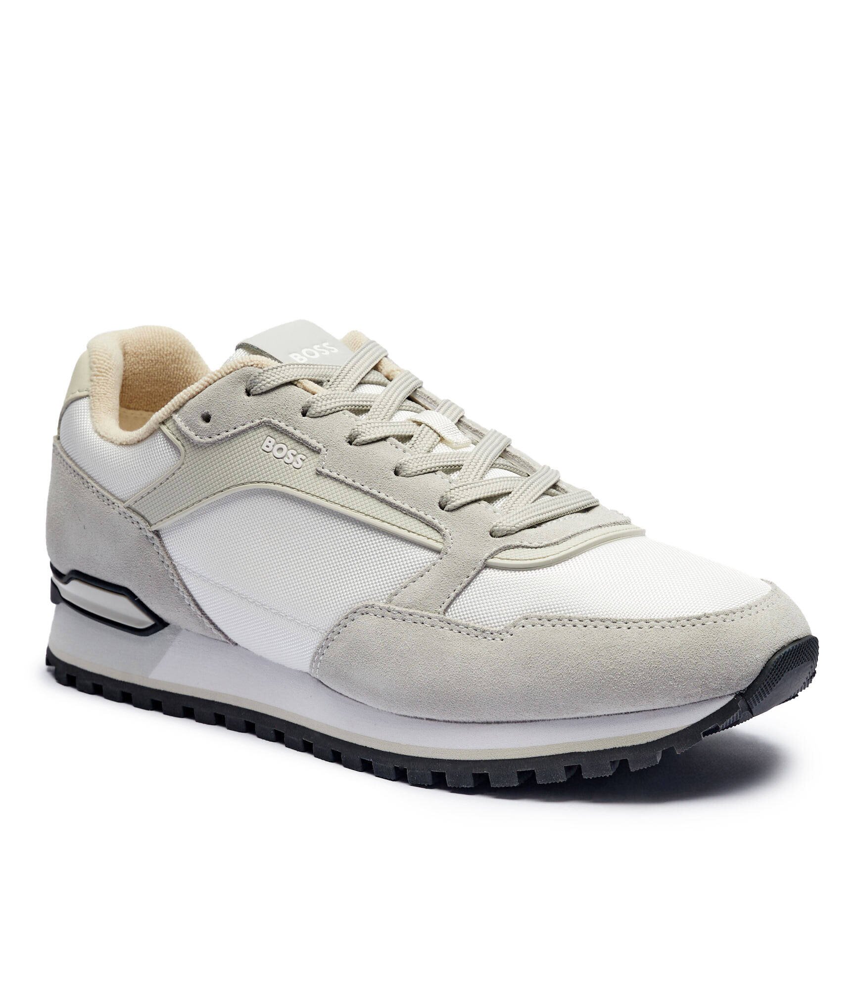 BOSS Black Sneakers Parkour-L_Runn_sdnyt cu adaos de piele