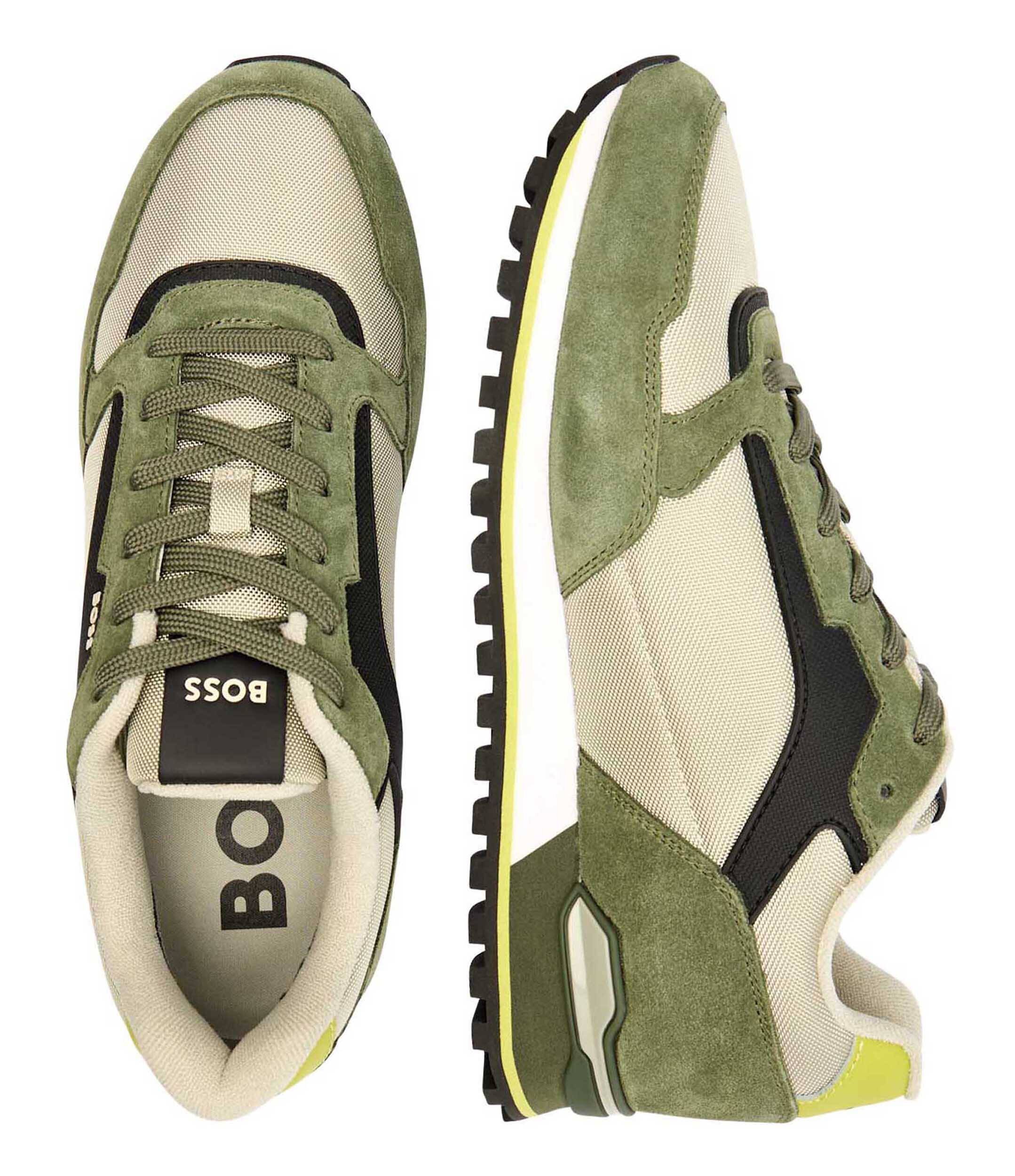 BOSS Black Sneakers Parkour-L_Runn_sdnyt | z dodatkiem skóry