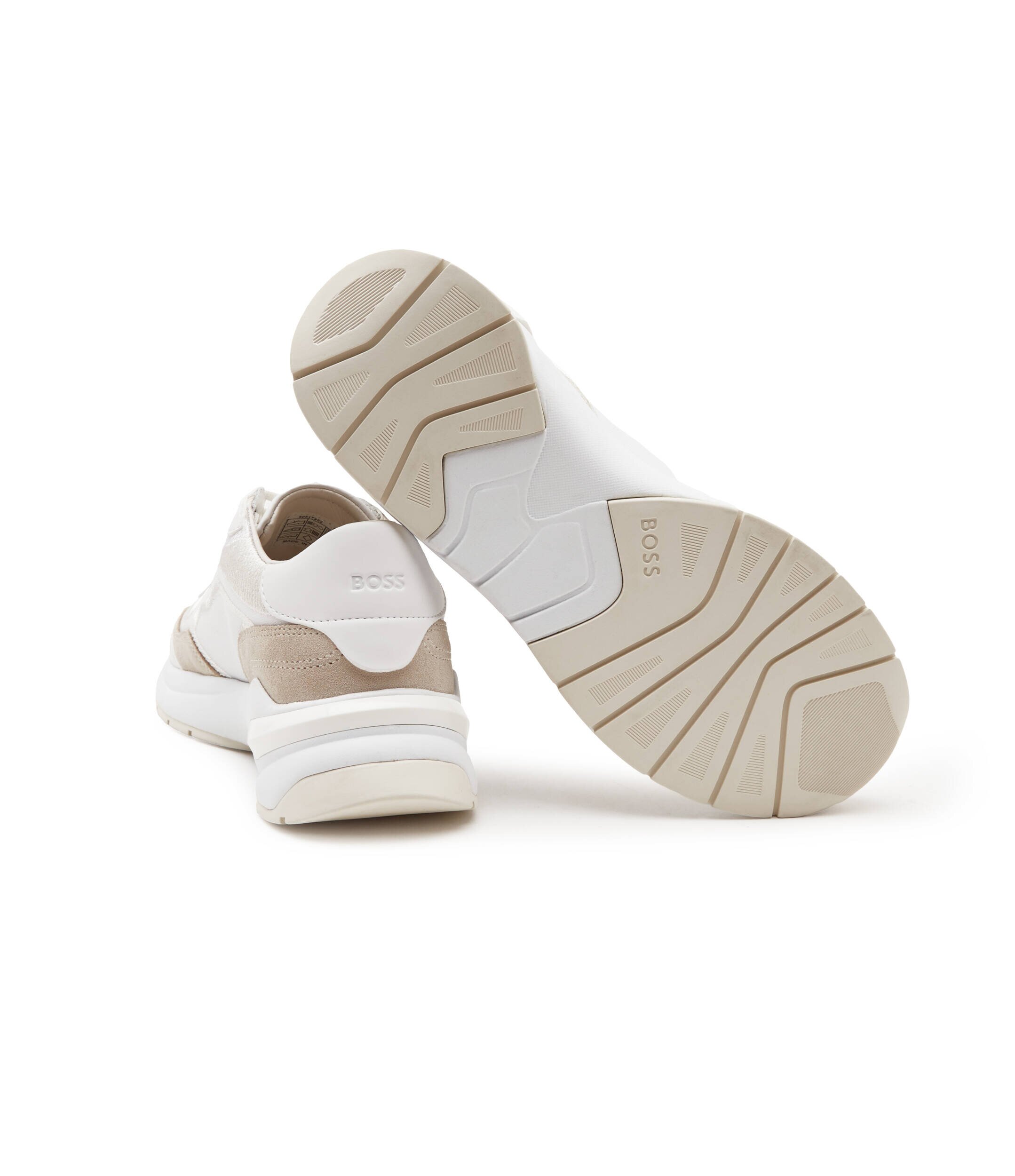 BOSS Black Sneakers Skylar_Runn_meemb cu adaos de piele