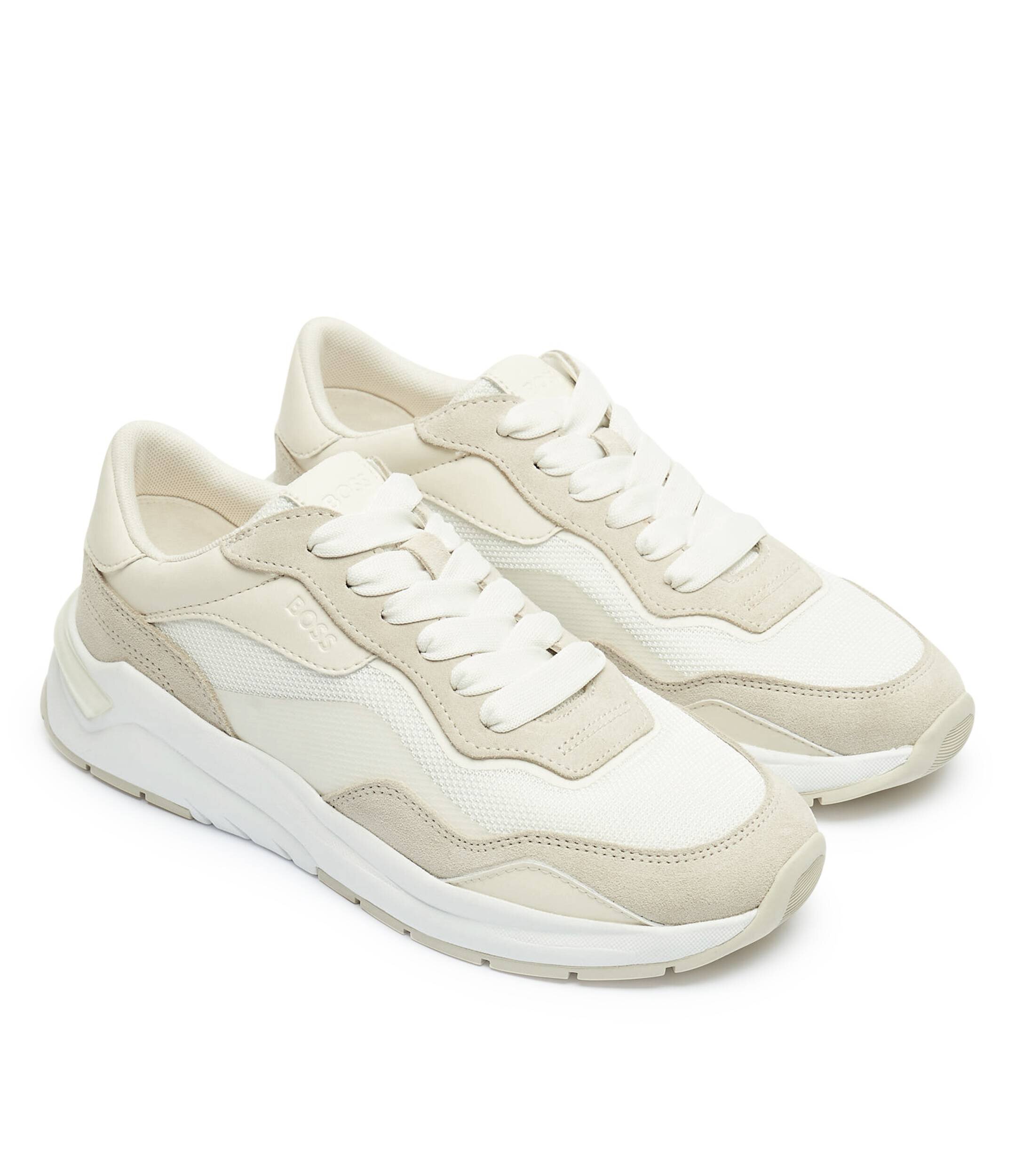 BOSS Black Sneakers Skylar_Runn_meth | piele întoarsă
