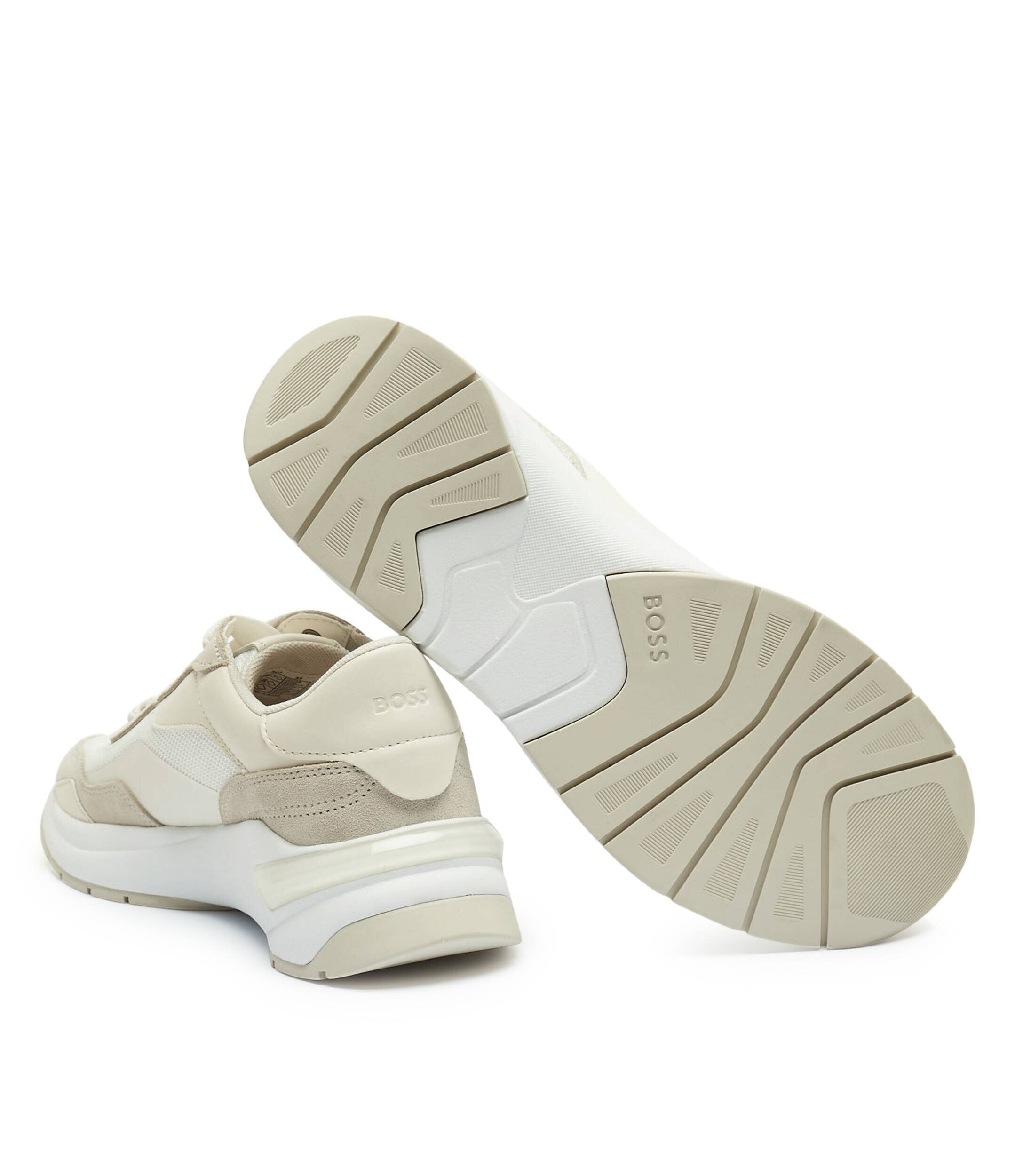 BOSS Black Sneakers Skylar_Runn_meth | piele întoarsă