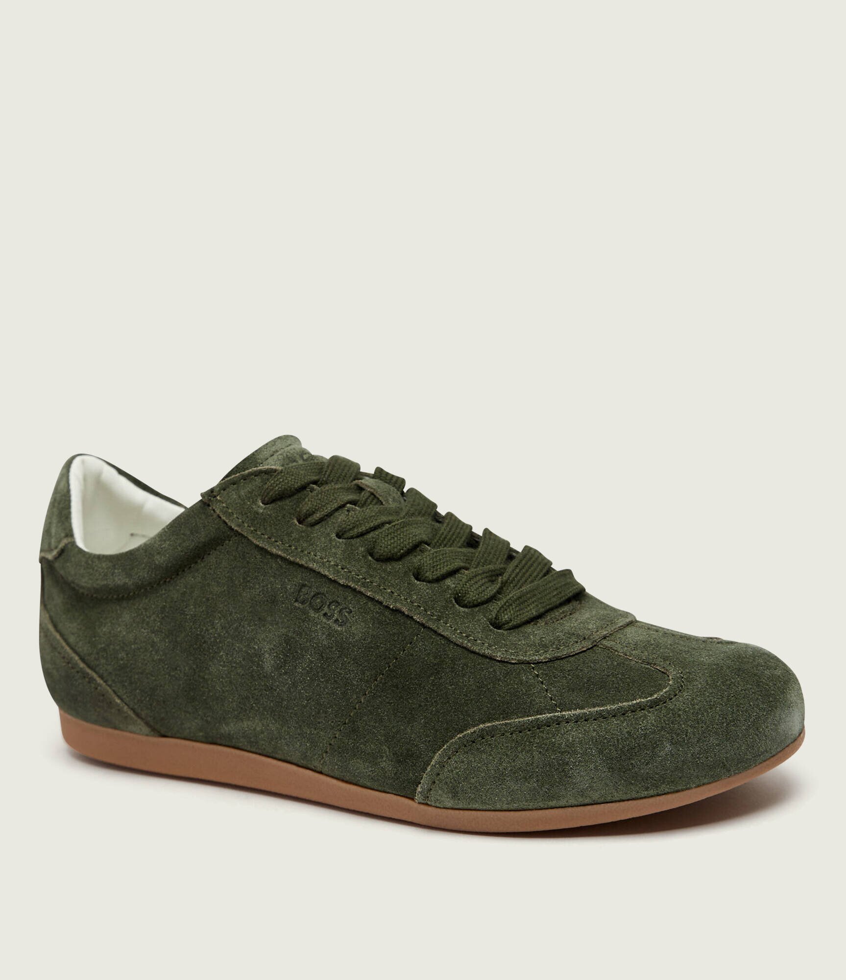 BOSS Black Sneakers Solenne_Tenn_sd | piele întoarsă