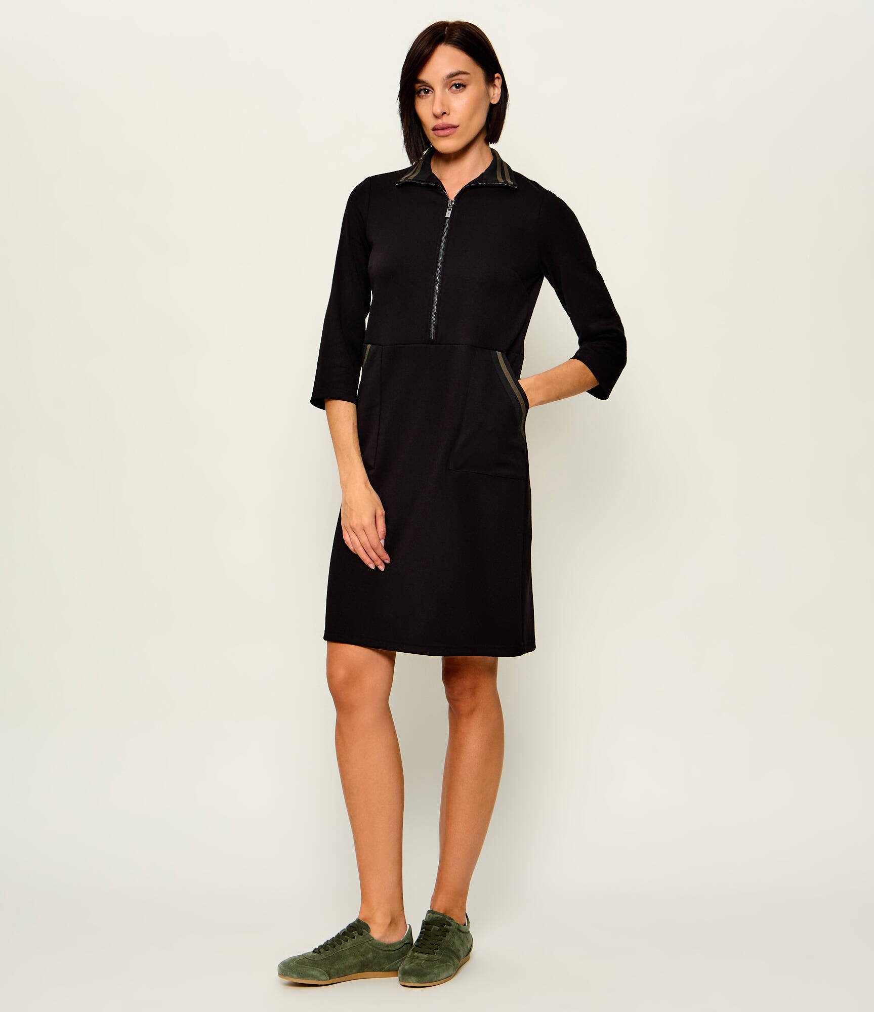 BOSS Black Sneakers Solenne_Tenn_sd | piele întoarsă