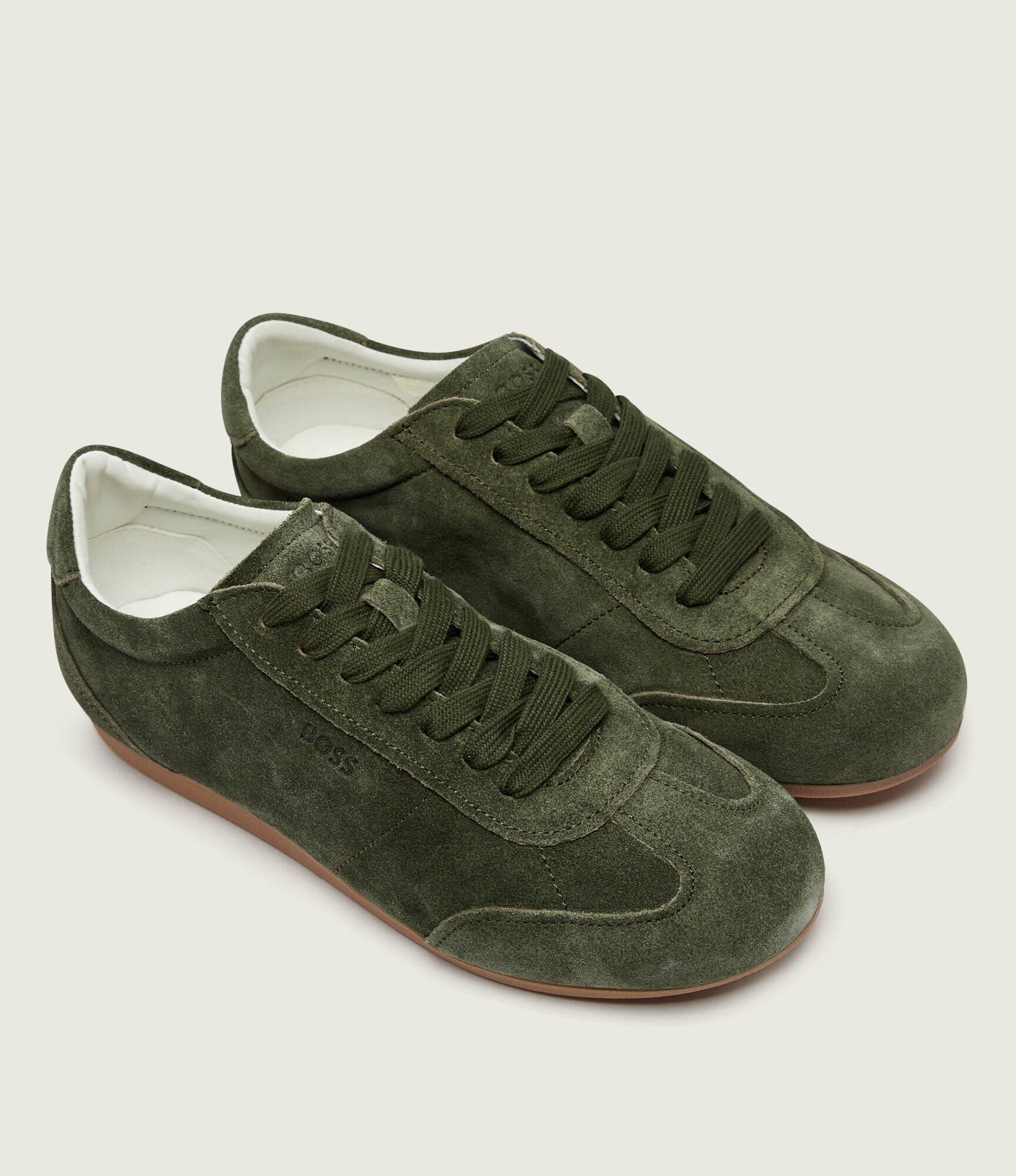 BOSS Black Sneakers Solenne_Tenn_sd | piele întoarsă