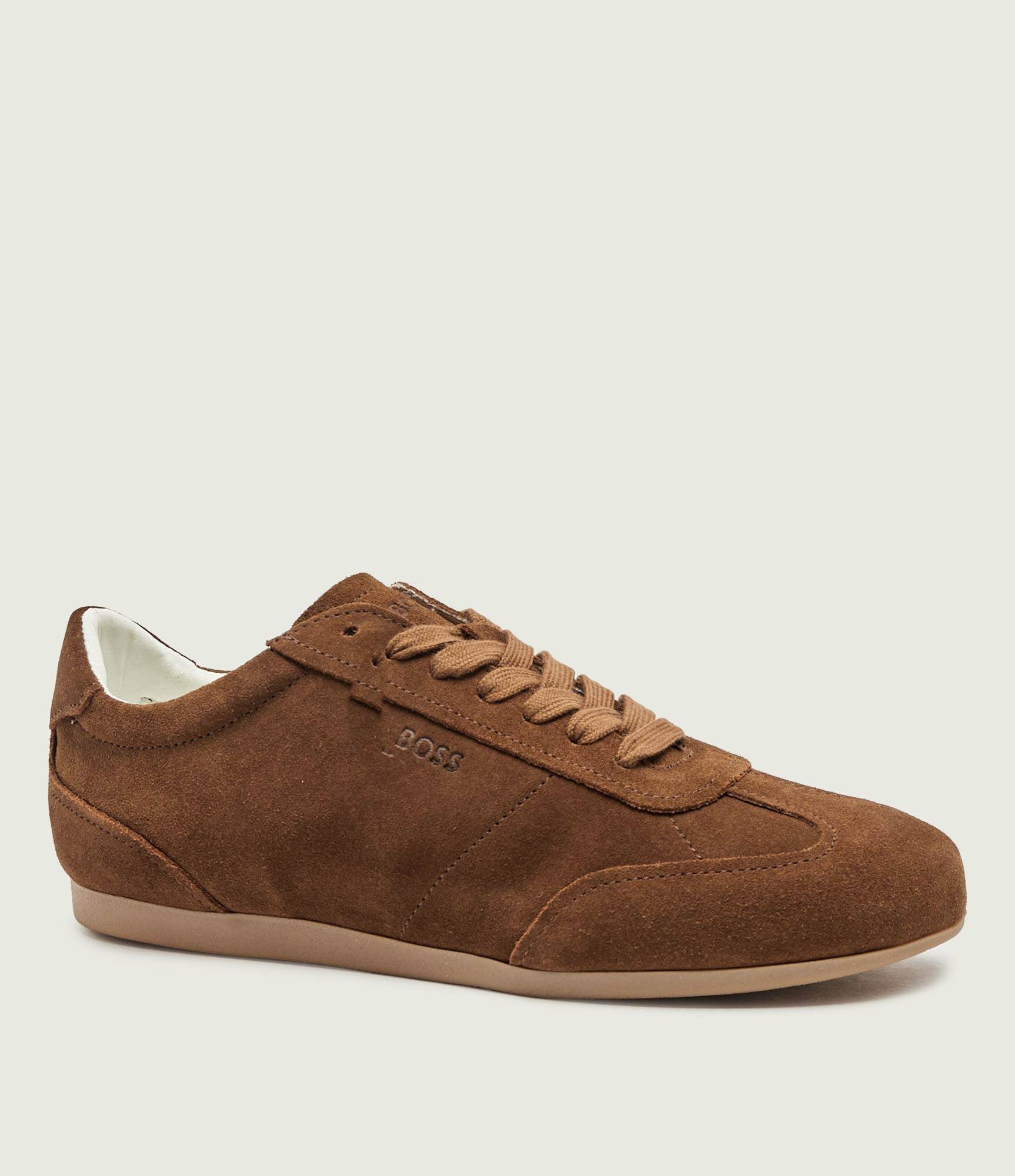 BOSS Black Sneakers Solenne_Tenn_sd | piele întoarsă