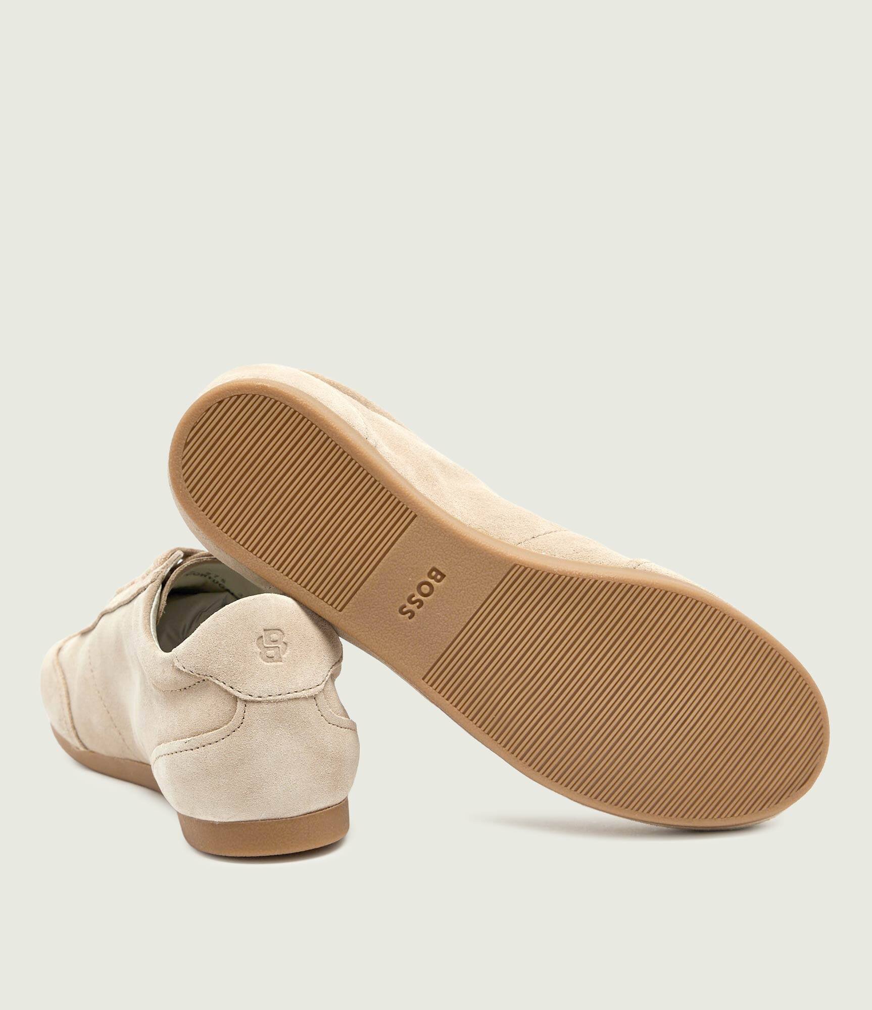 BOSS Black Sneakers Solenne_Tenn_sd | piele întoarsă