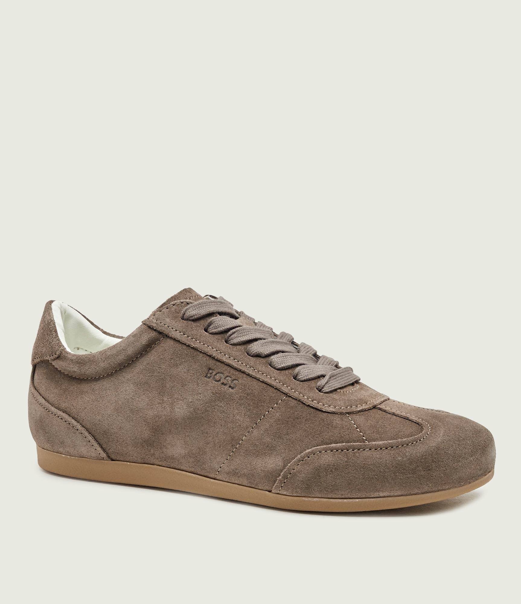 BOSS Black Sneakers Solenne_Tenn_sd | piele întoarsă