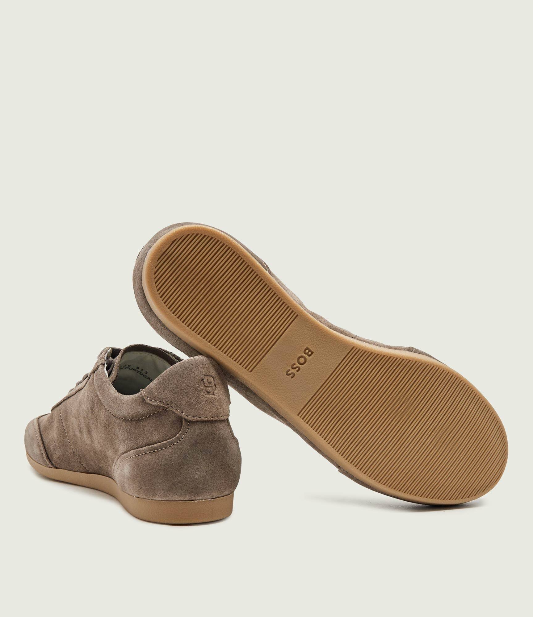 BOSS Black Sneakers Solenne_Tenn_sd | piele întoarsă