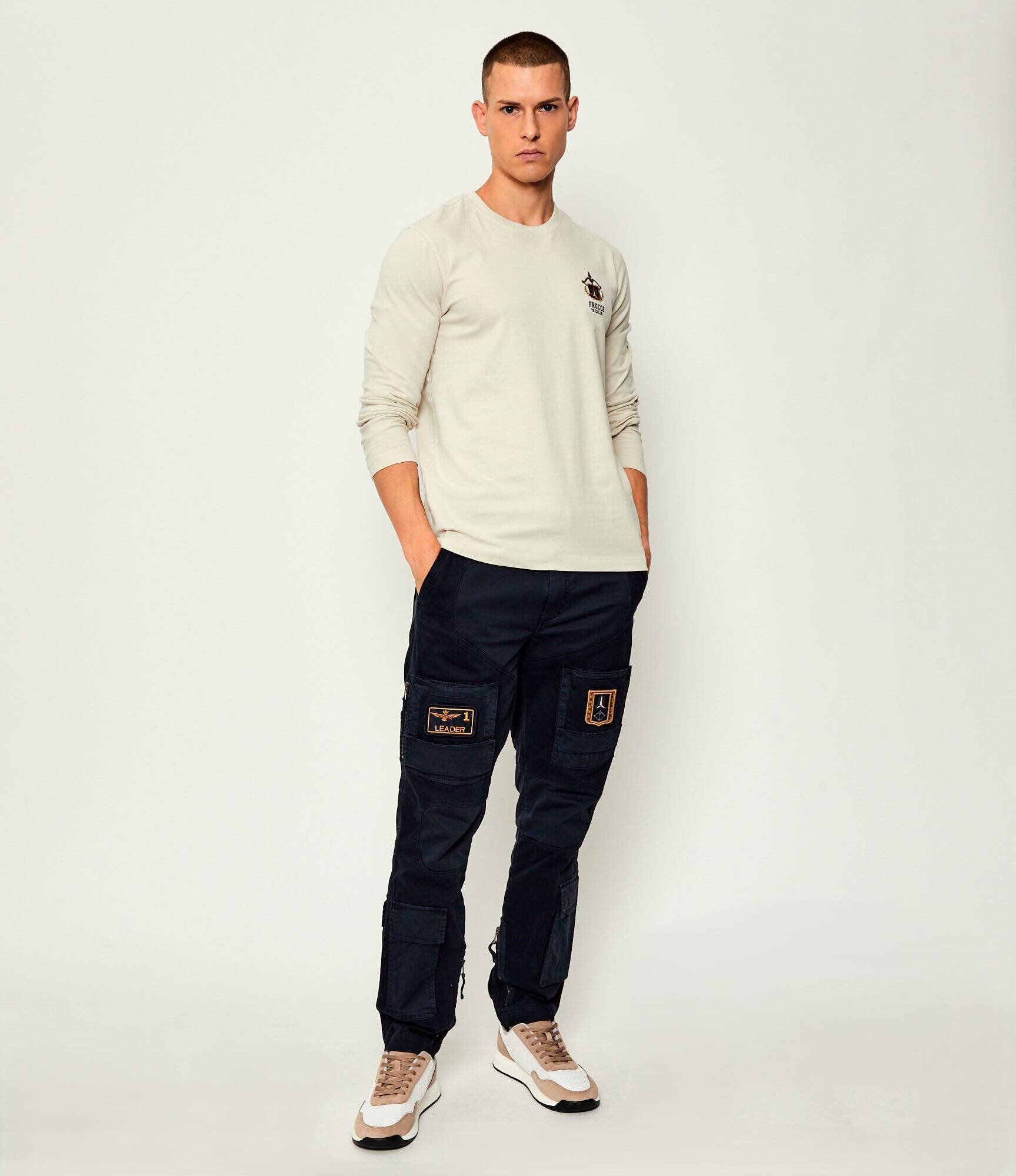 BOSS Black Sneakers Titanium_Runn_mebisd cu adaos de piele