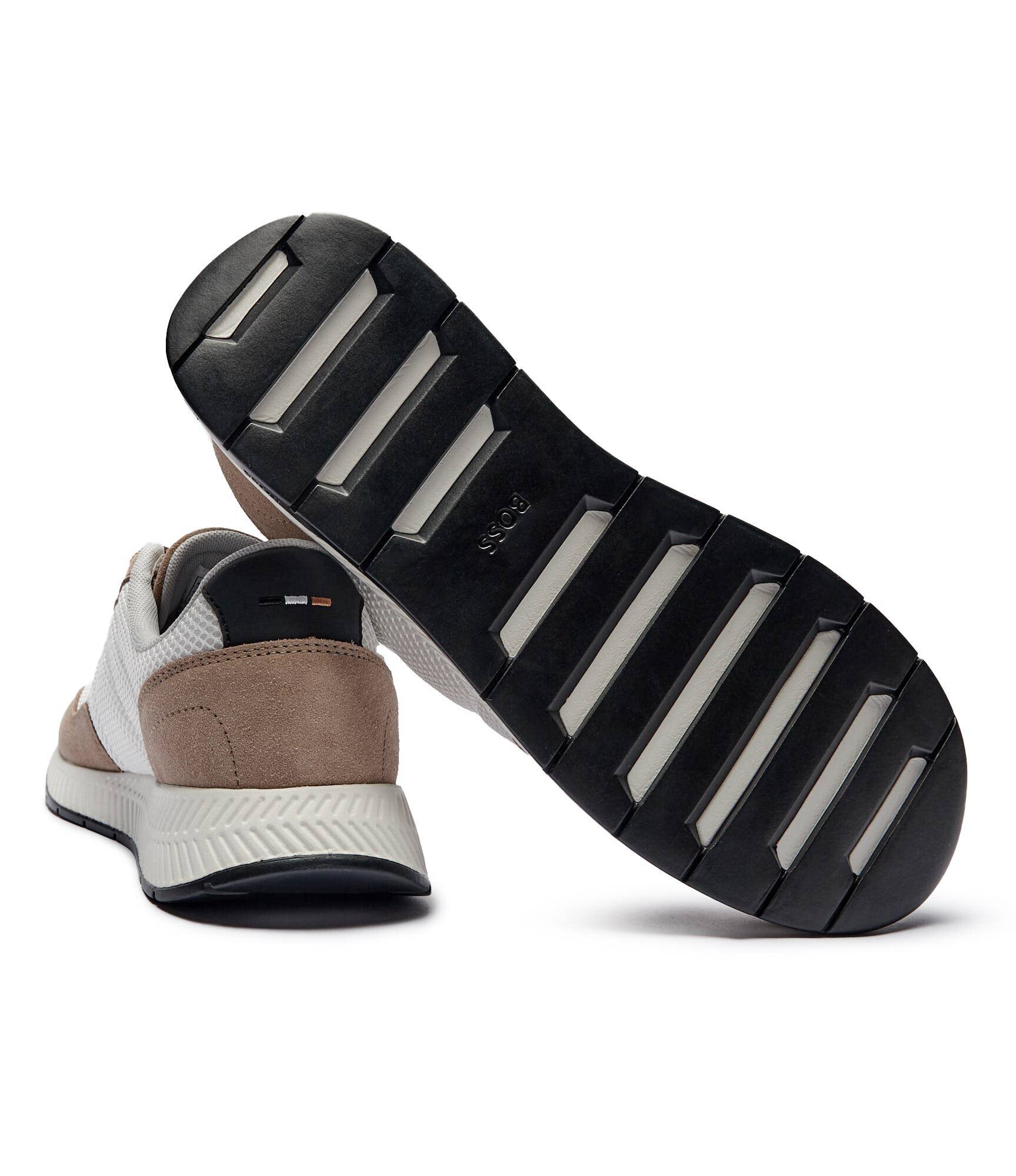 BOSS Black Sneakers Titanium_Runn_mebisd cu adaos de piele