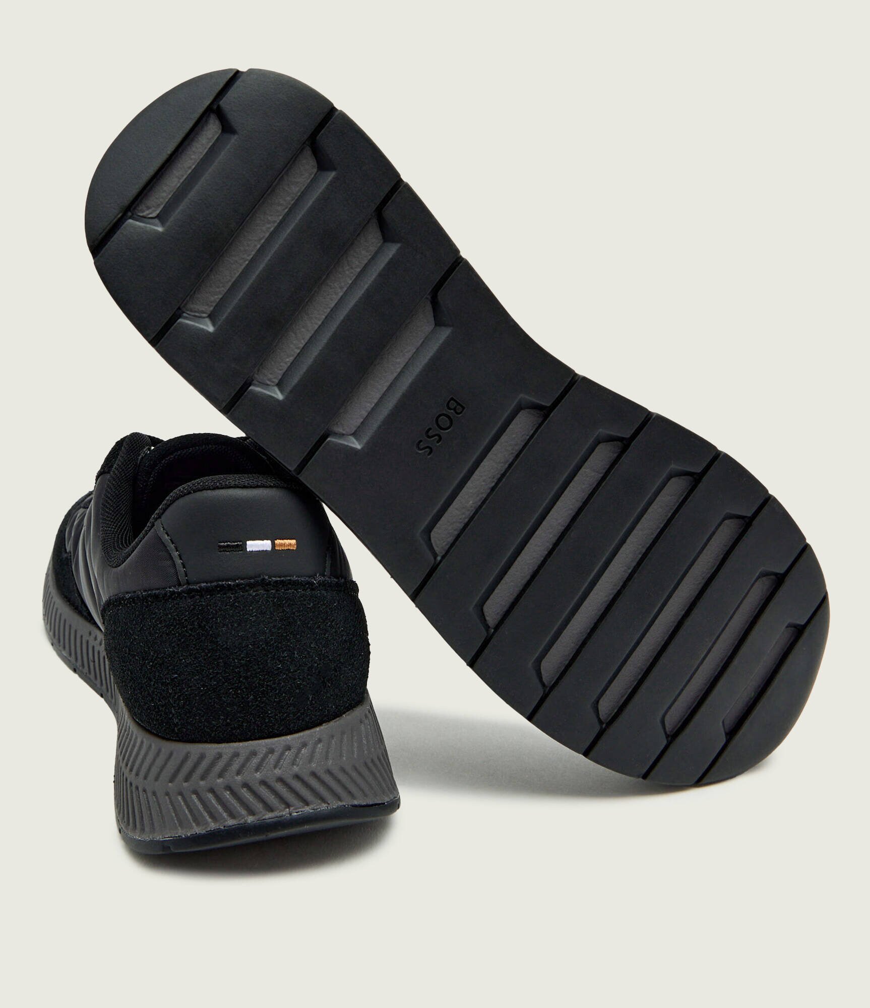 BOSS Black Sneakers Titanium_Runn_sdnypa | piele întoarsă