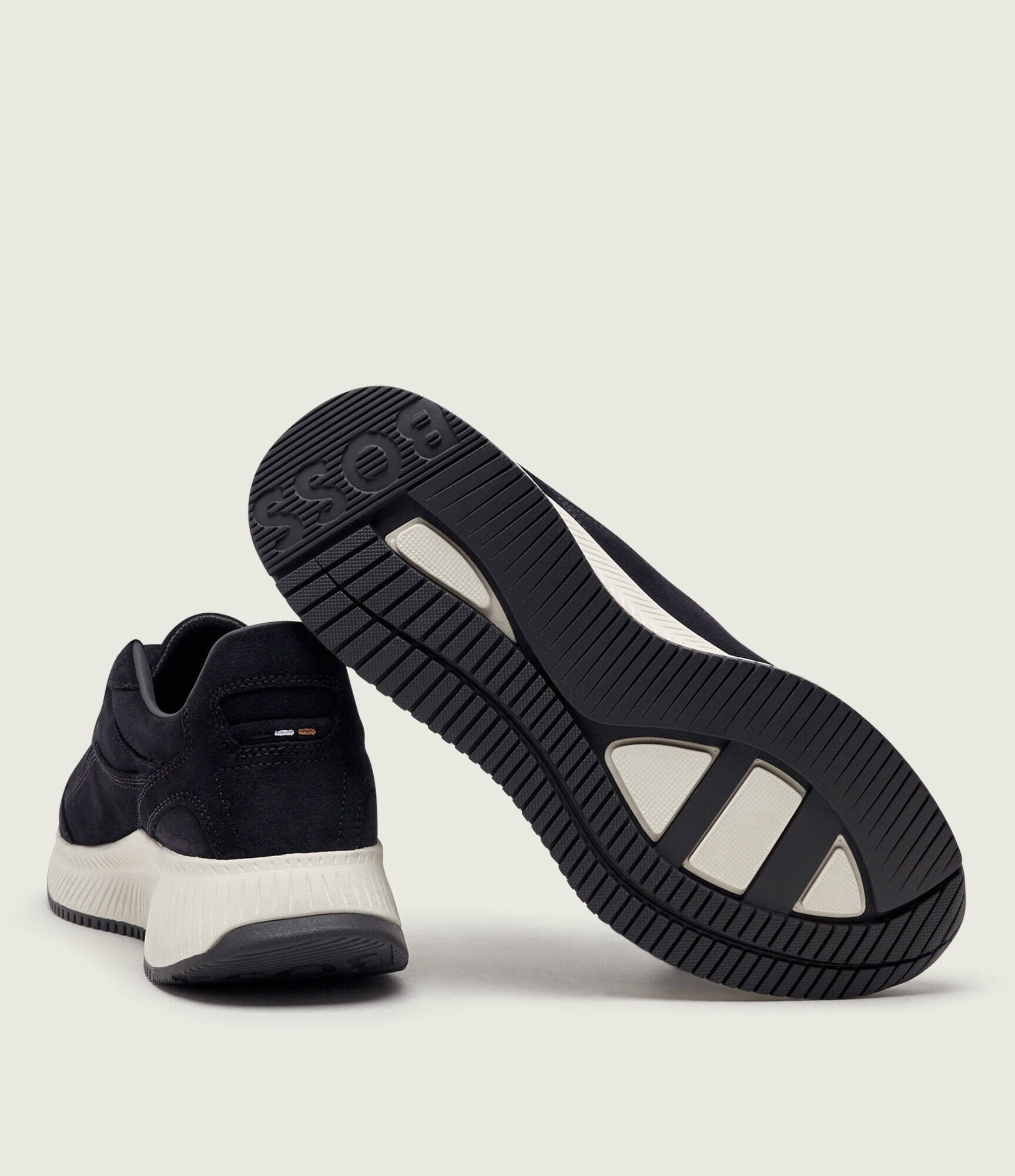 BOSS Black Sneakers TTNM EVO_Runn_sdwxbr | piele întoarsă