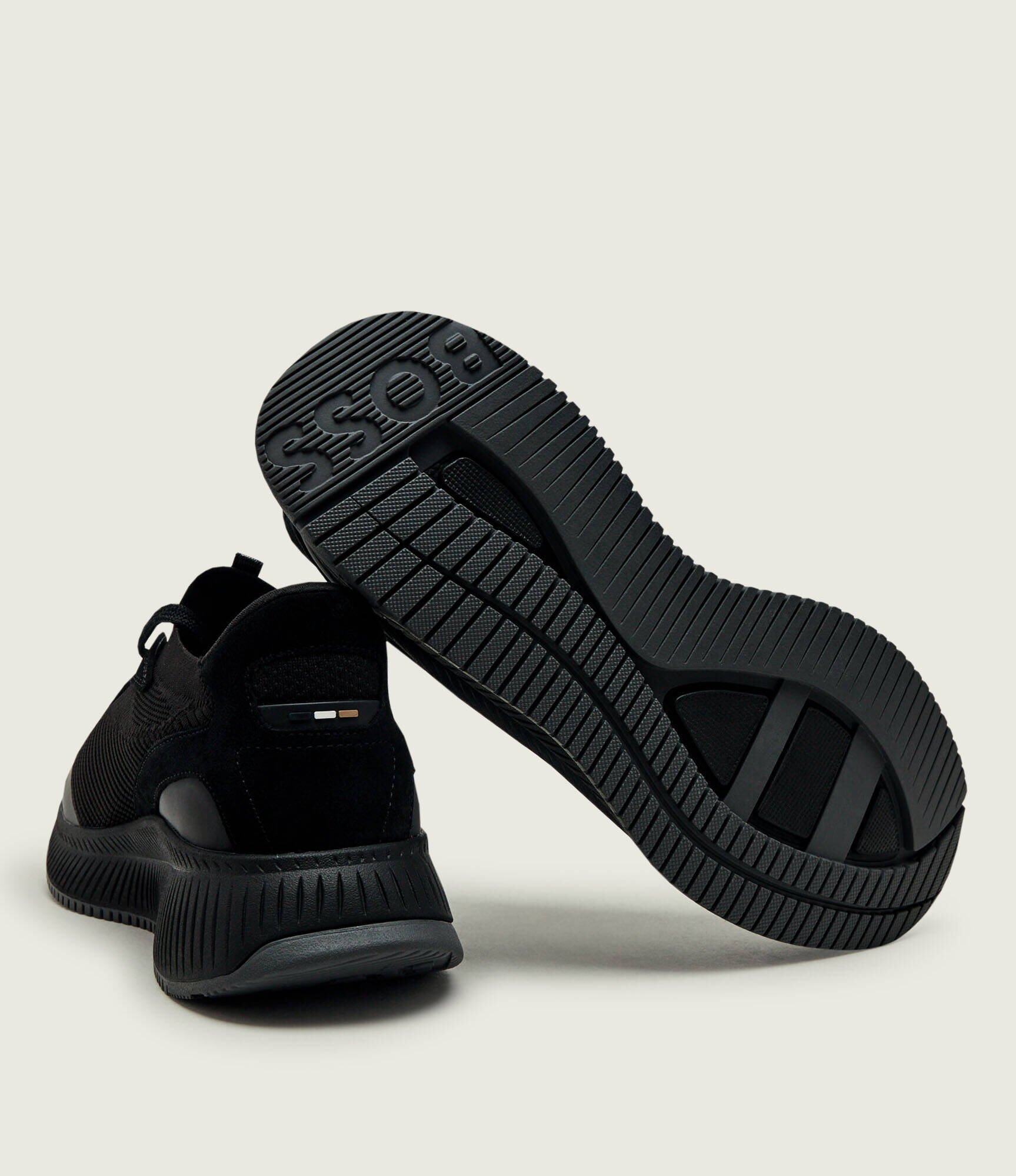 BOSS Black Sneakers TTNM Evo_Slon_knrsd cu adaos de piele