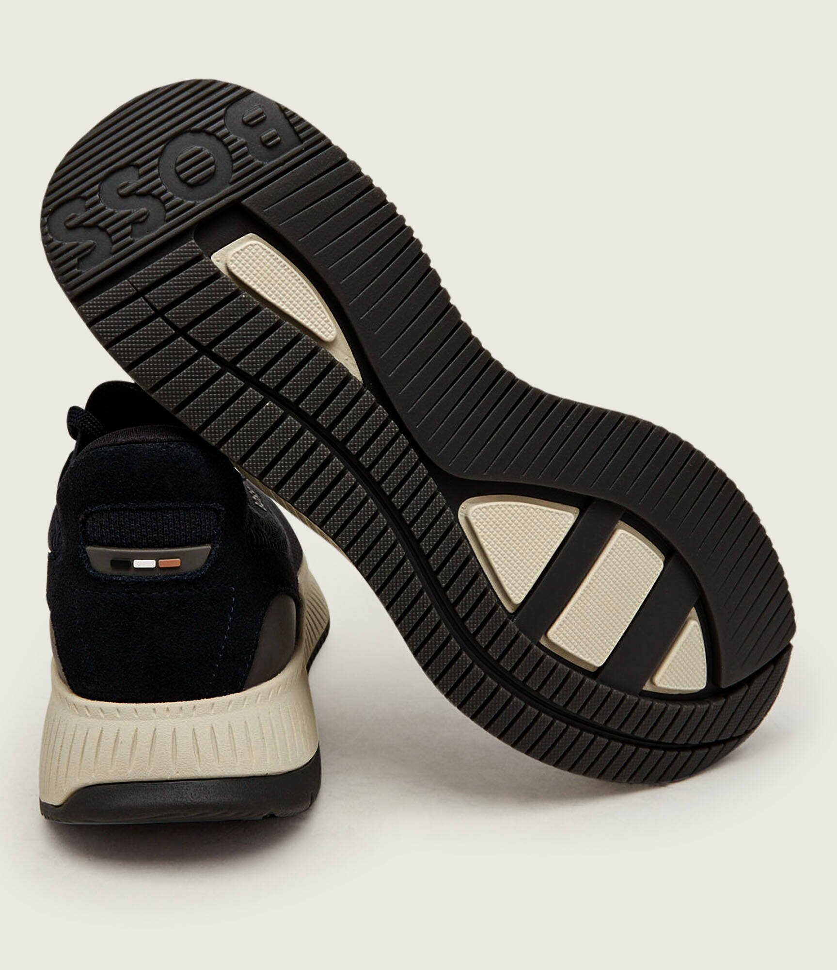 BOSS Black Sneakers TTNM EVO_Slon_knrsd cu adaos de piele