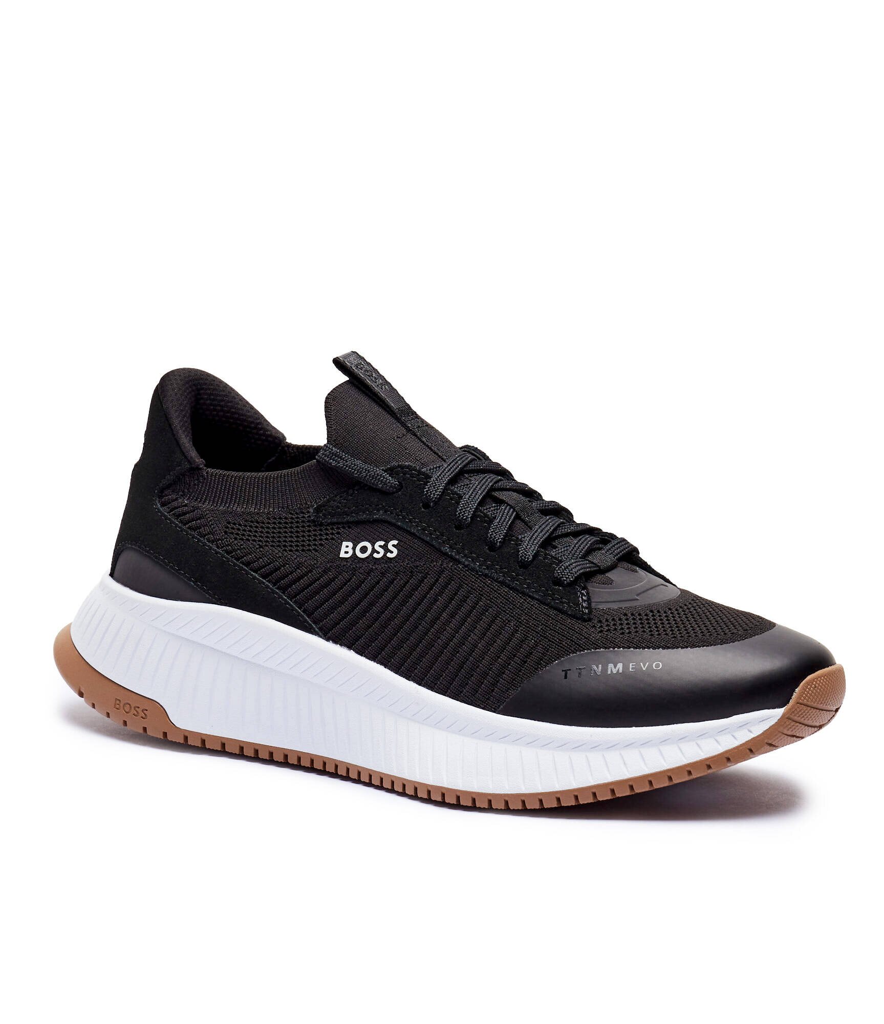 BOSS Black Sneakers TTNM EVO_Slon_knrsd cu adaos de piele