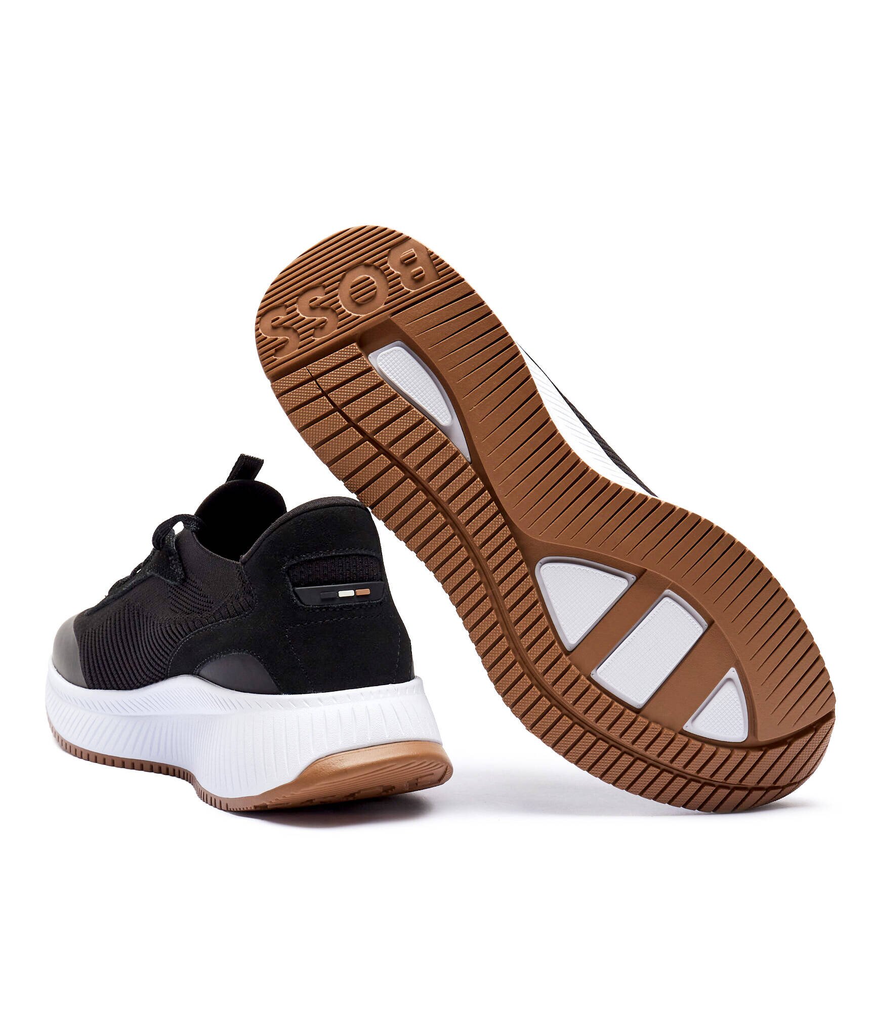 BOSS Black Sneakers TTNM EVO_Slon_knrsd cu adaos de piele