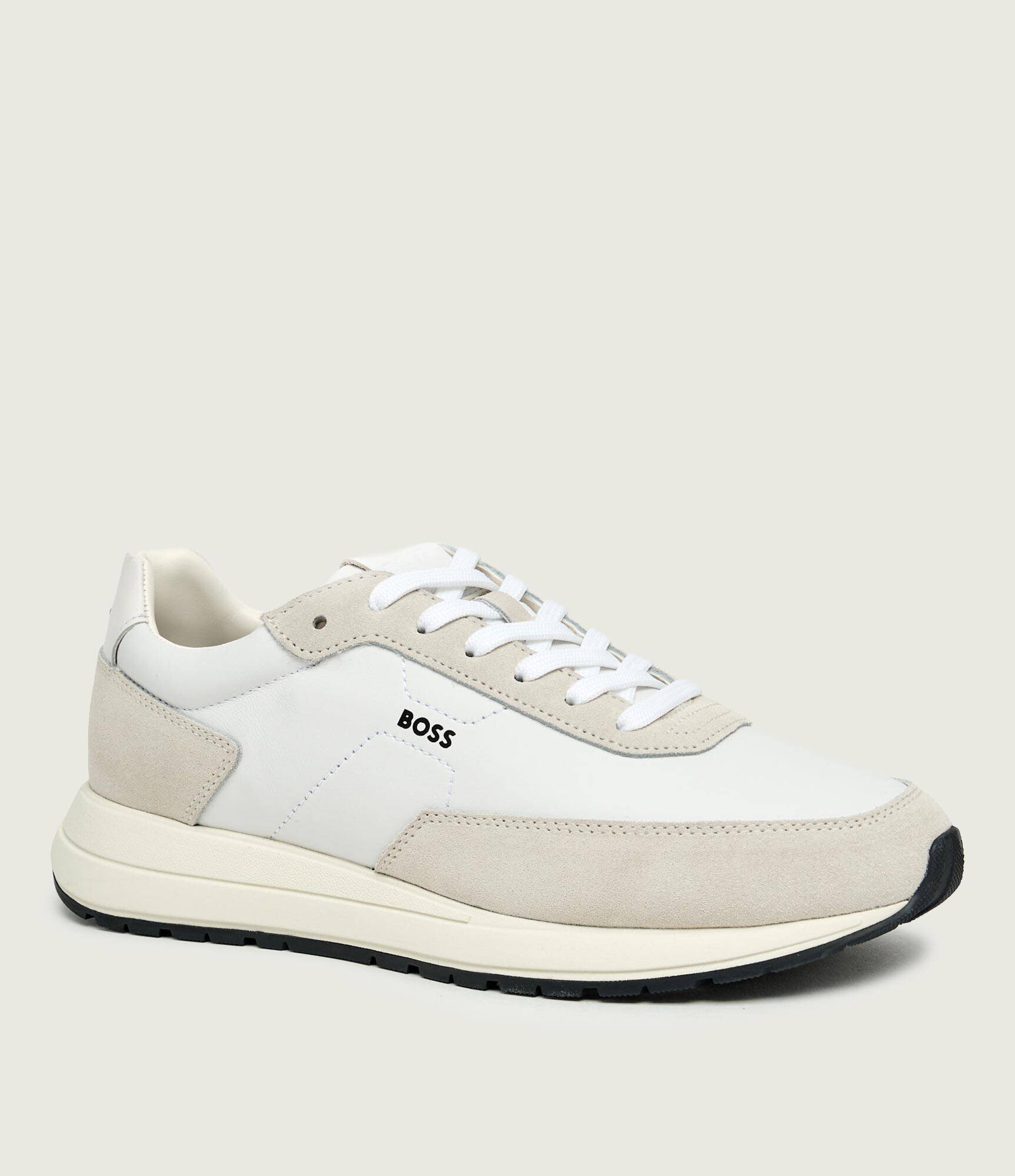 BOSS Black Sneakers Vinston_Runn_ltwasd | piele întoarsă