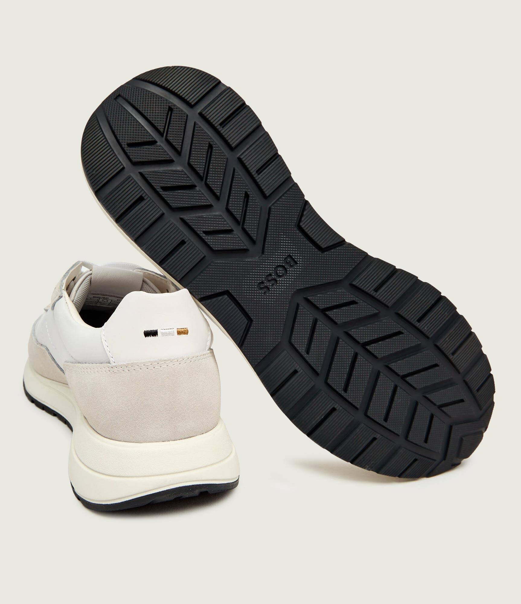 BOSS Black Sneakers Vinston_Runn_ltwasd | piele întoarsă
