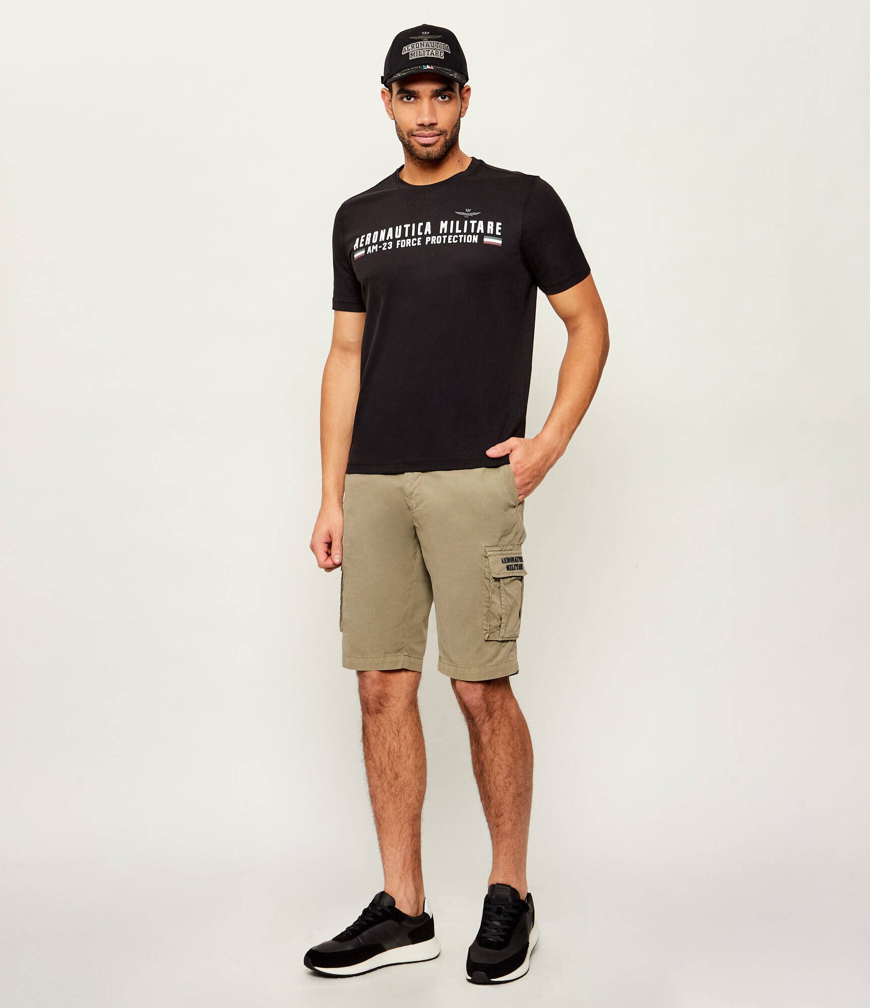 BOSS Black Sneakers Vinston_Runn_ltwasd | piele întoarsă