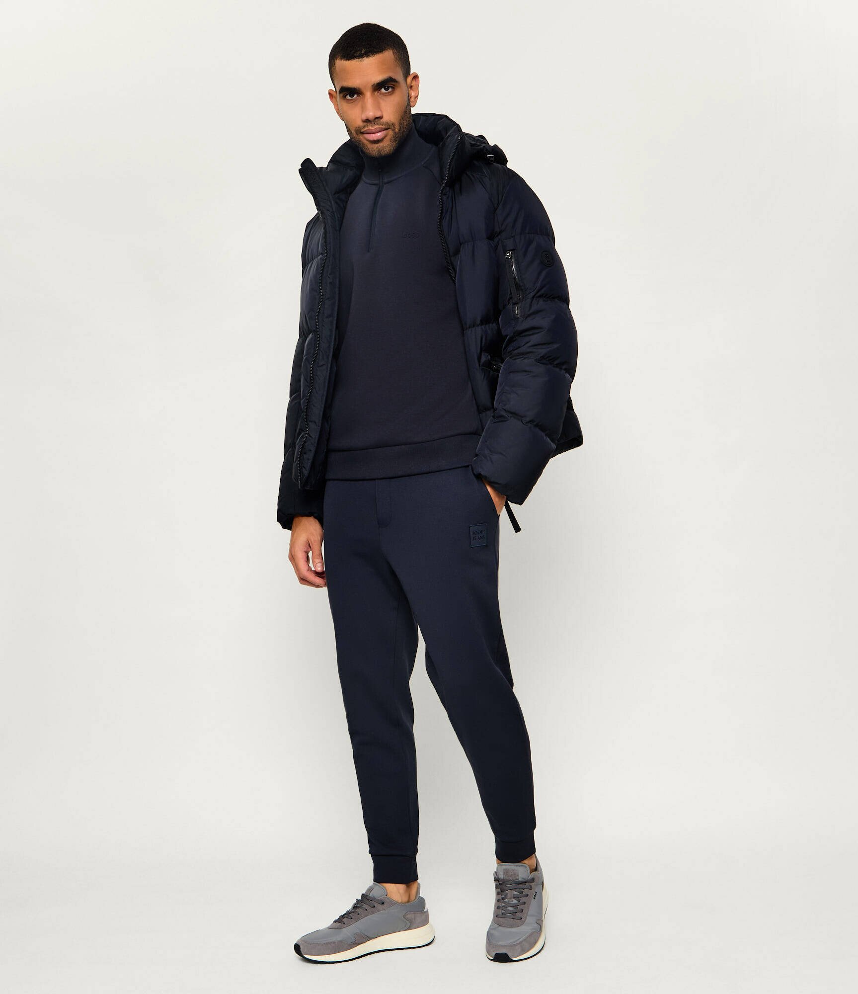 BOSS Black Sneakers Vinston_Runn_nysd | piele întoarsă