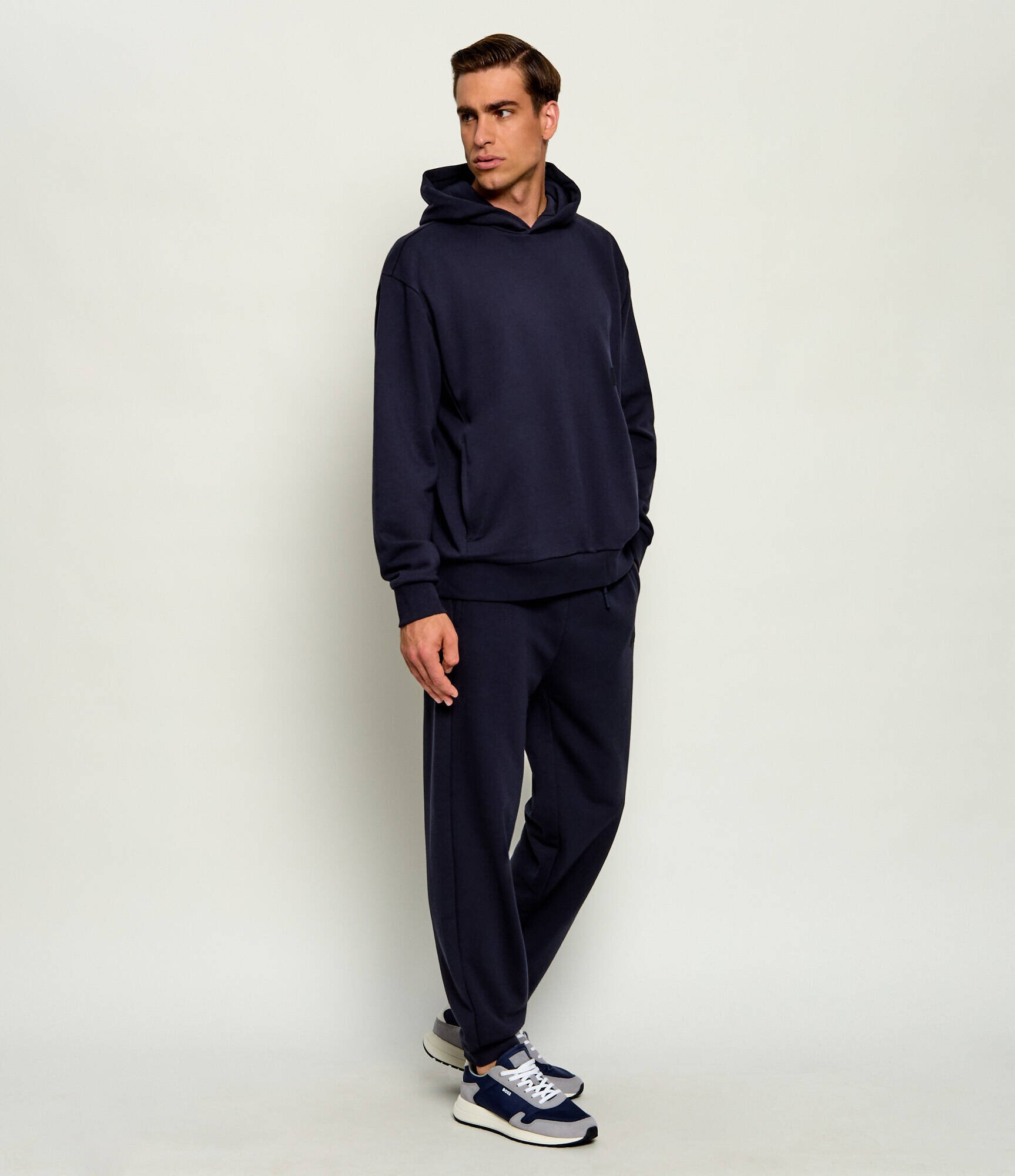 BOSS Black Sneakers Vinston_Runn_nysd | piele întoarsă