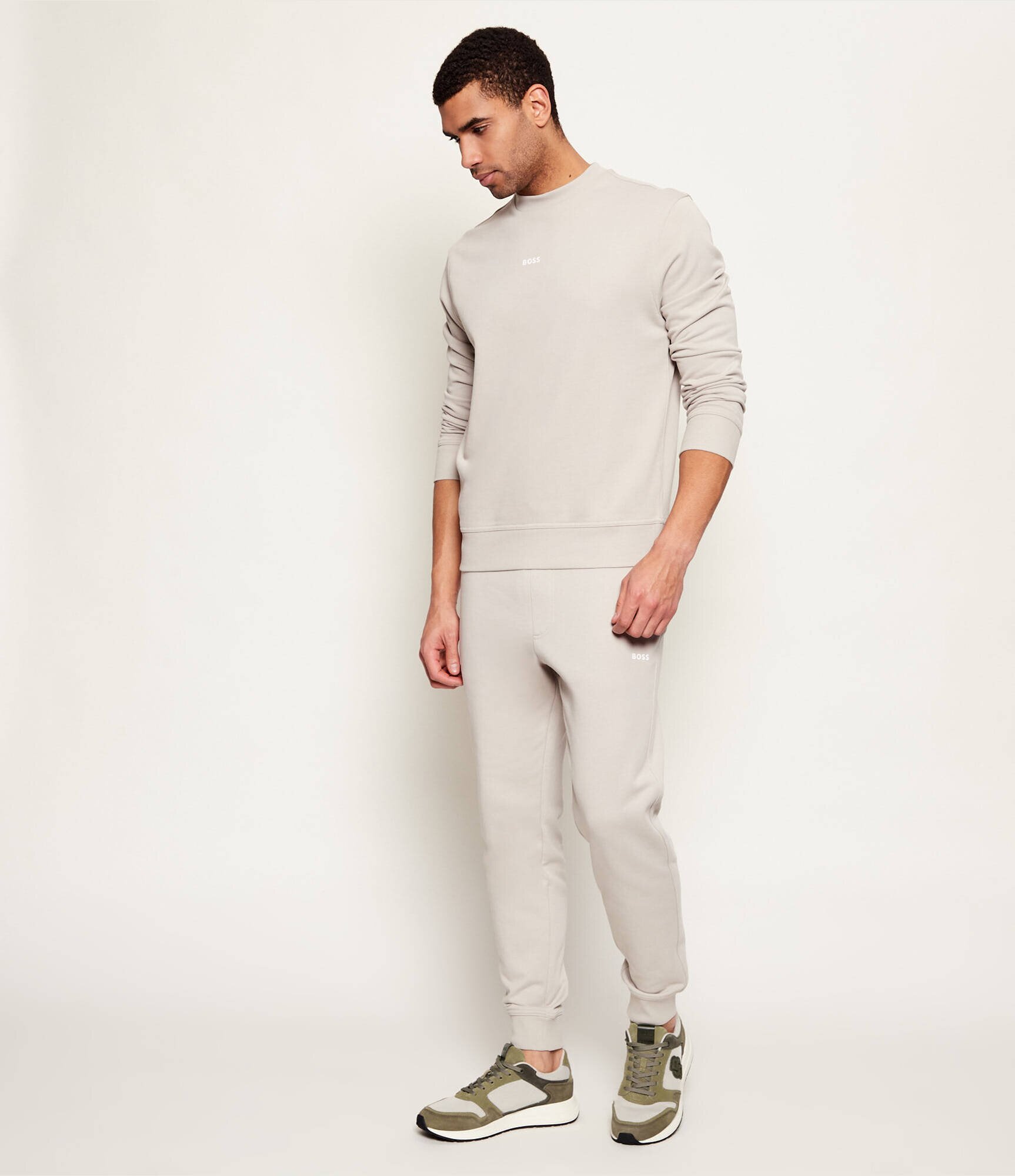 BOSS Black Sneakers Vinston_Runn_sdmeBB | piele întoarsă