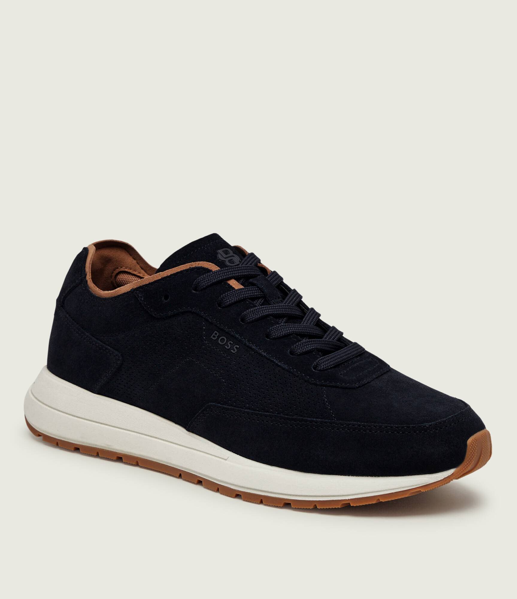 BOSS Black Sneakers Vinston_Runn_sdpf | piele întoarsă