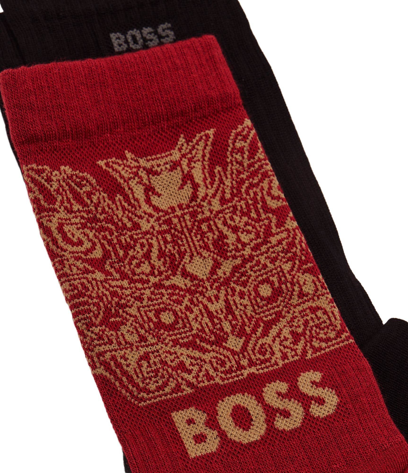 BOSS Black Șosete 2-pack 2P QS Rib LNY CC