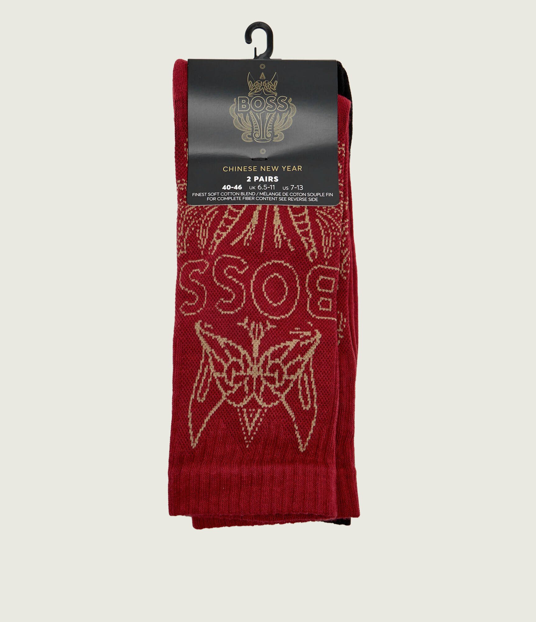 BOSS Black Șosete 2-pack QS Rib CNY CC