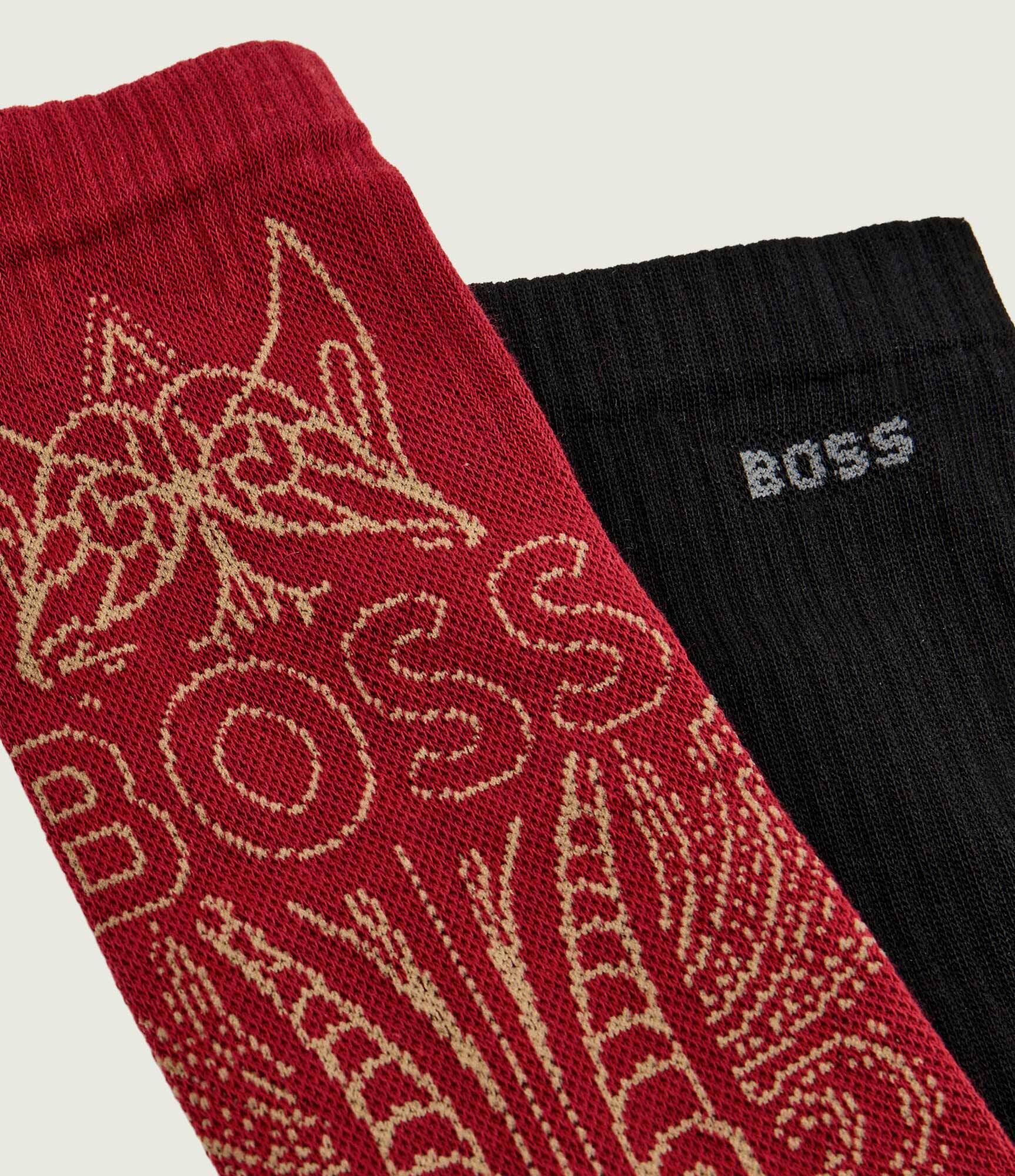 BOSS Black Șosete 2-pack QS Rib CNY CC
