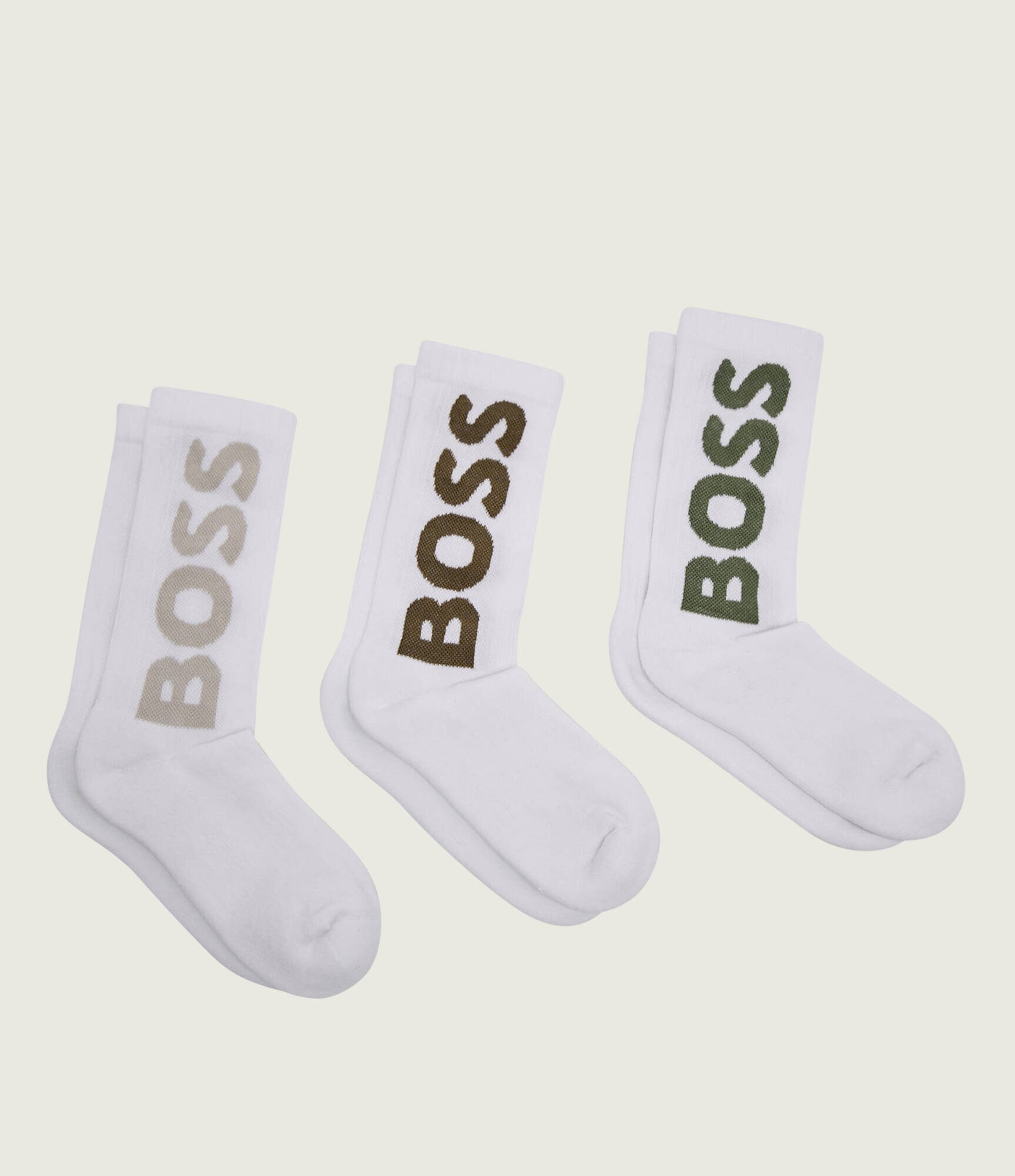 BOSS Black Șosete 3-pack 3P QS Rib Logo CC