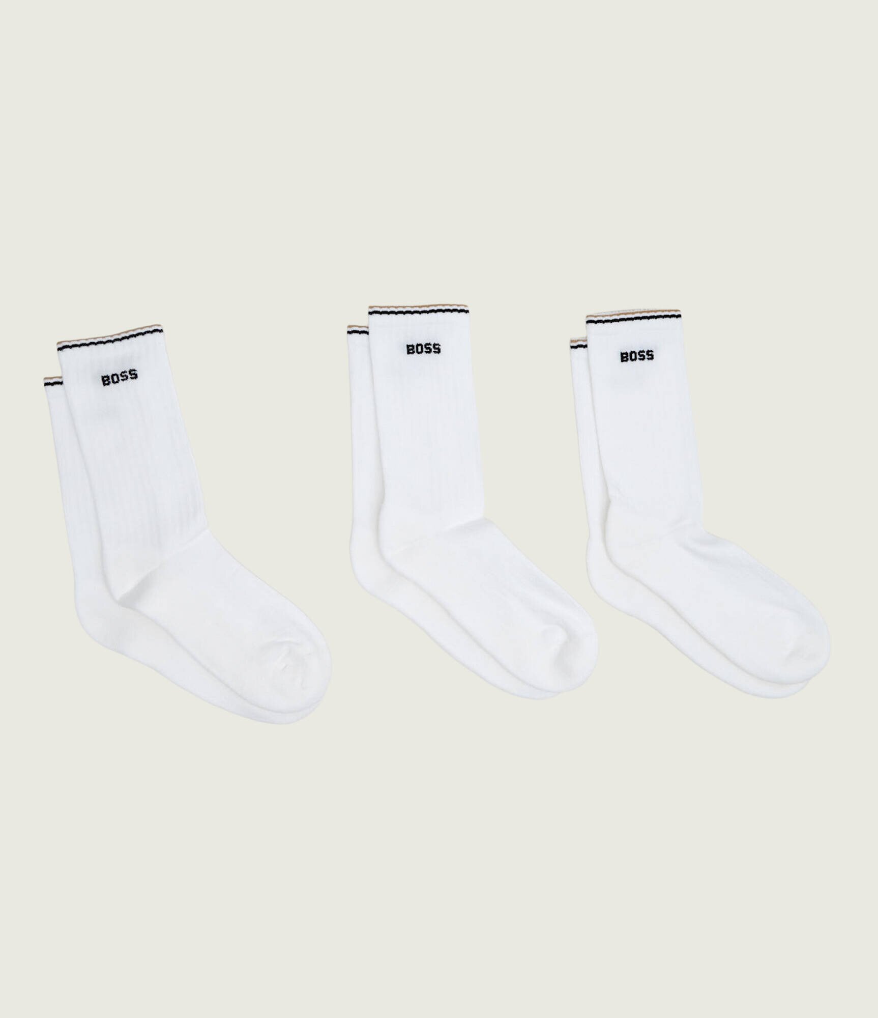 BOSS Black Șosete 3-pack 3P QS Rib Stripe CC